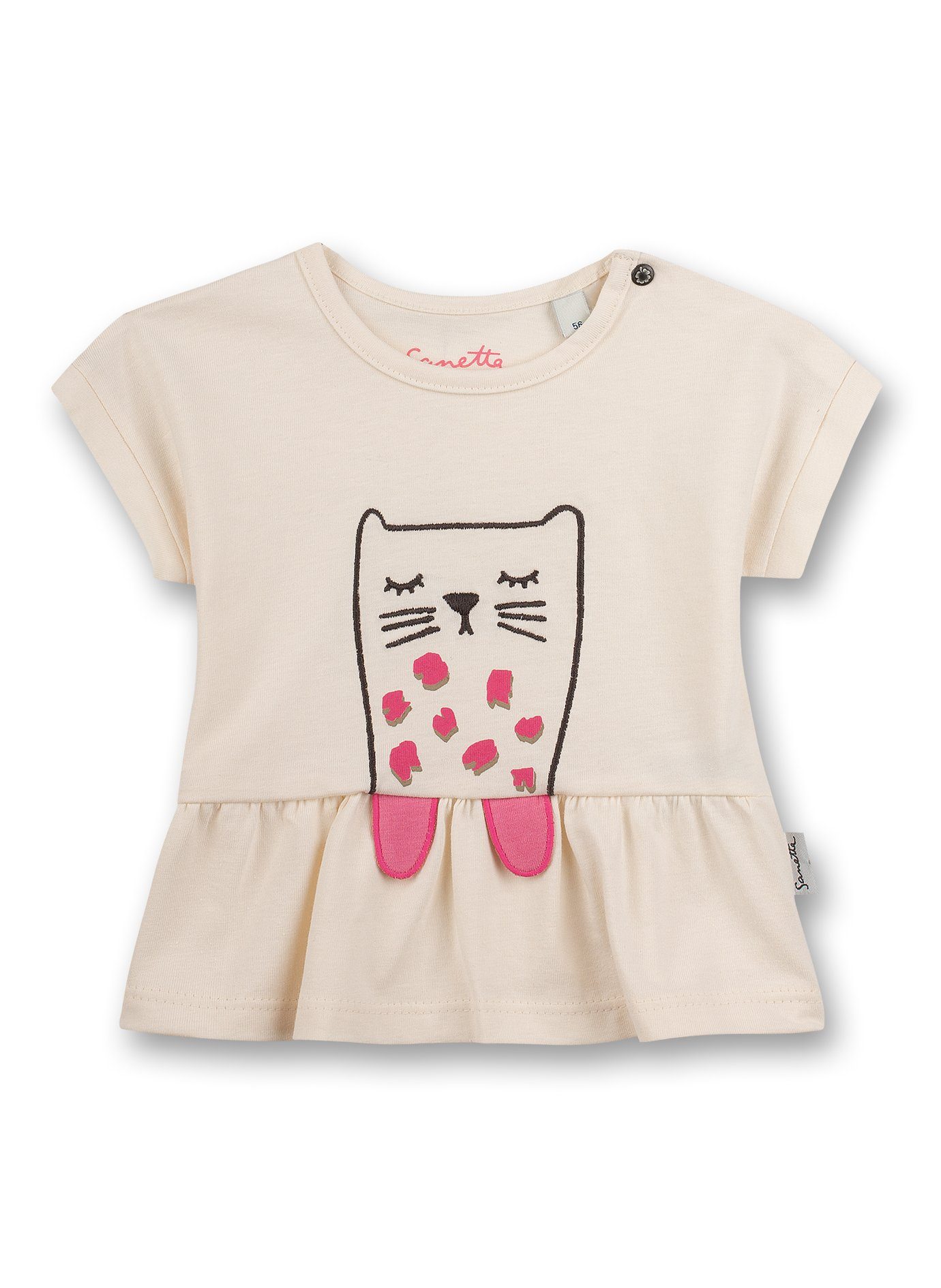 Kinder Mädchen (Gr. 50 - 92) Sanetta T-Shirt (1-tlg)