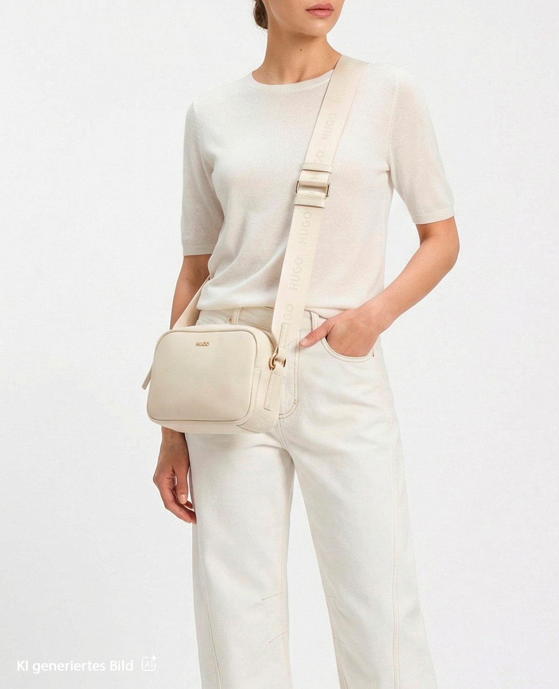 HUGO Mini Bag Sandy, Damen Crossbody Bag, kleine Schultertasche, Umhängetasche