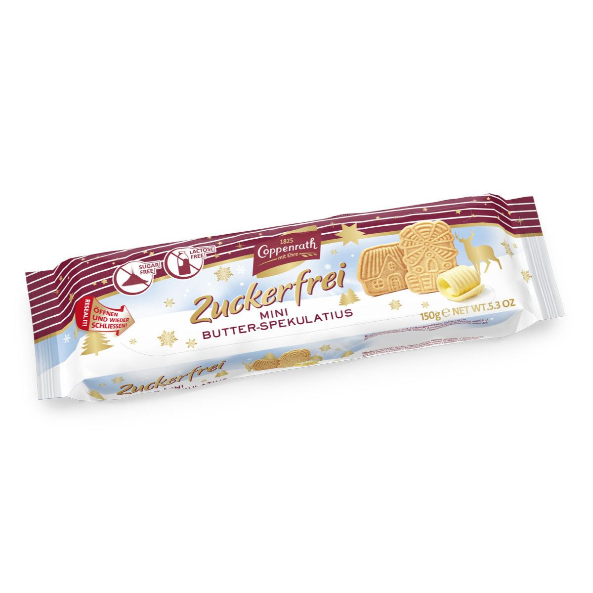 Coppenrath Süßigkeit, Coppenrath Mini Butter Spekulatius Zucker und Laktosefrei 150g
