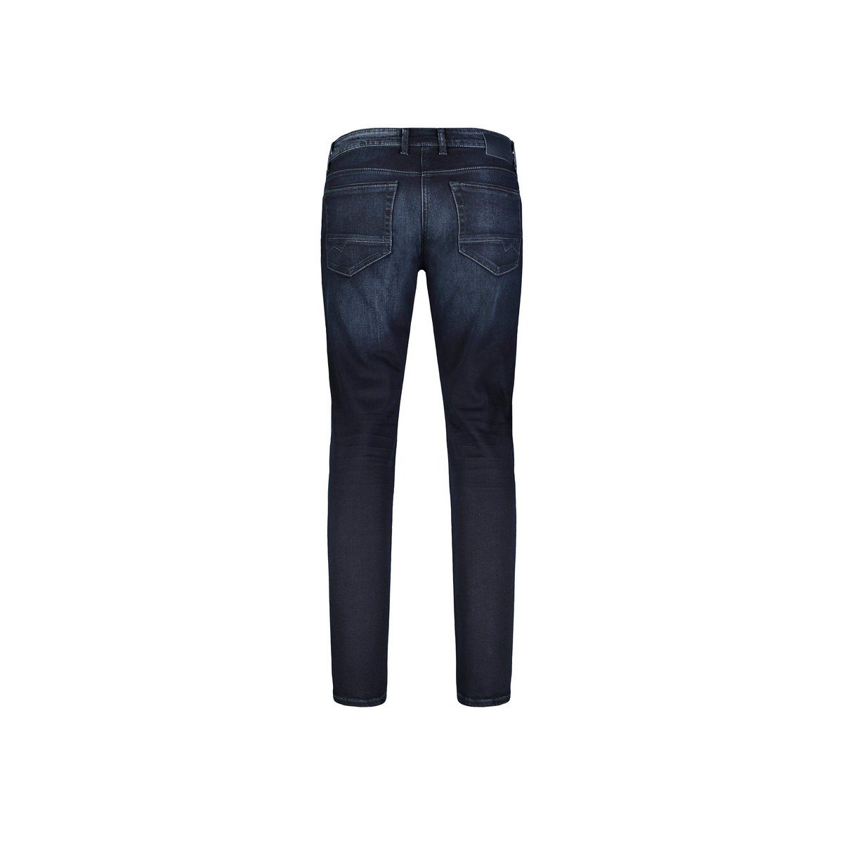 blau MAC Straight-Jeans (1-tlg) regular