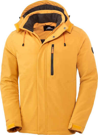 Nordcap Softshelljacke innen wattiert mit weichem Kontrast-Fleece