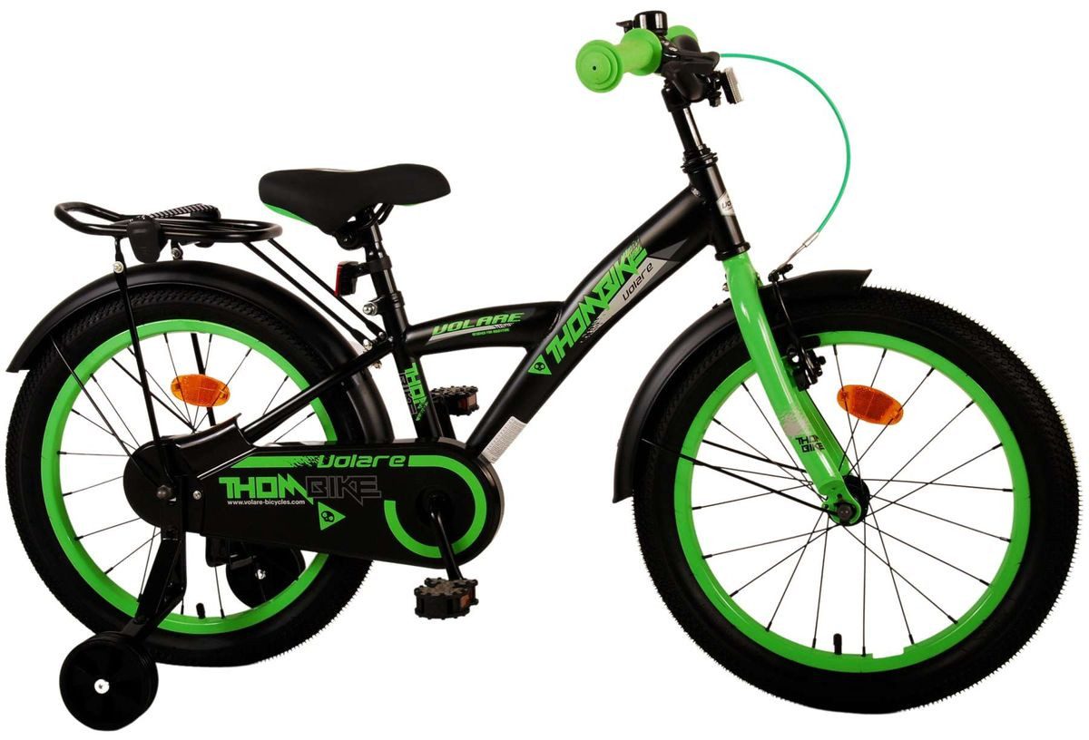 Kinderfahrrad 18 ZOLL Kinder Jungen Fahrrad Kinderfahrrad Bike Rad TB Grün 21794