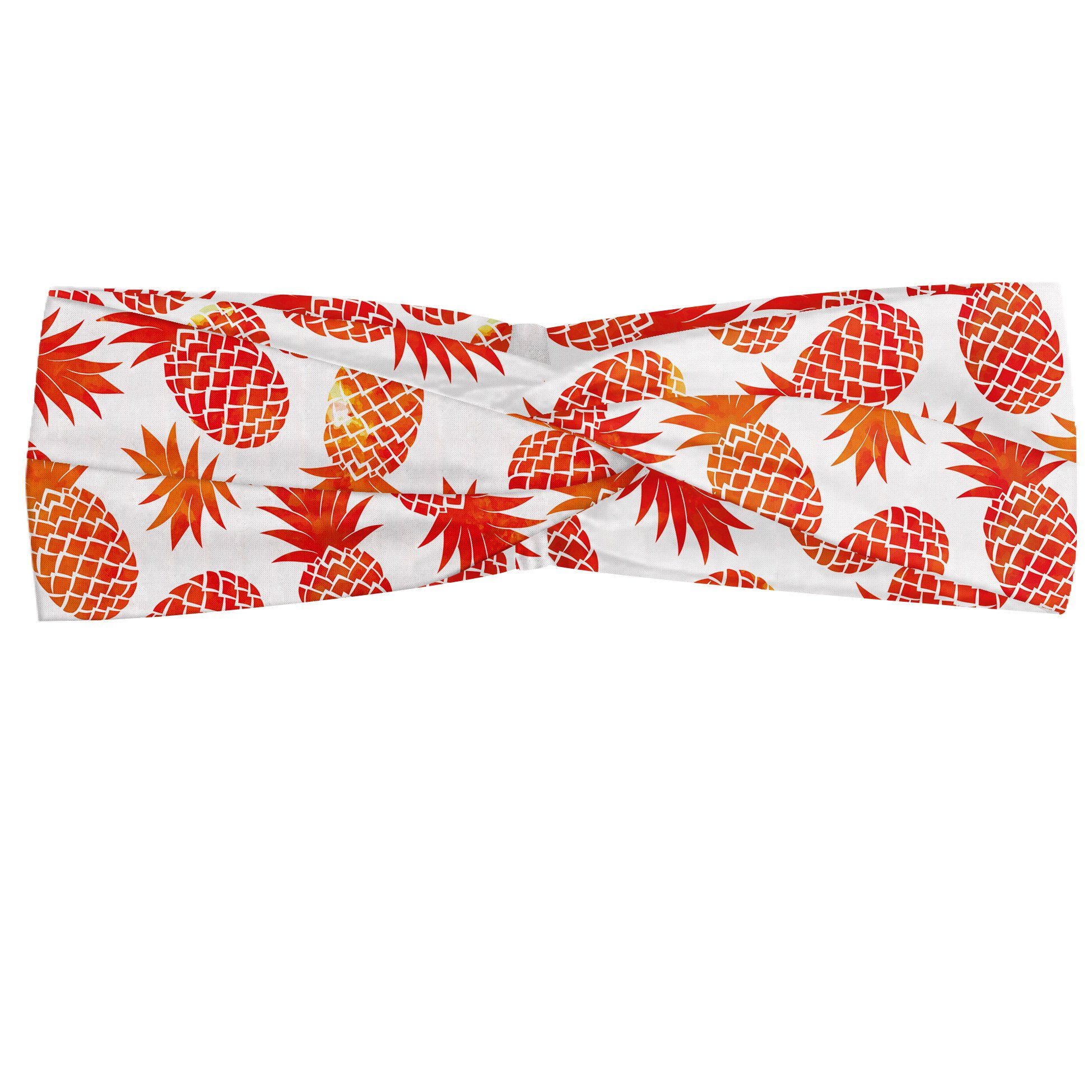 Abakuhaus Stirnband Elastisch Exotic und tropische alltags Angenehme accessories Vintage Orange