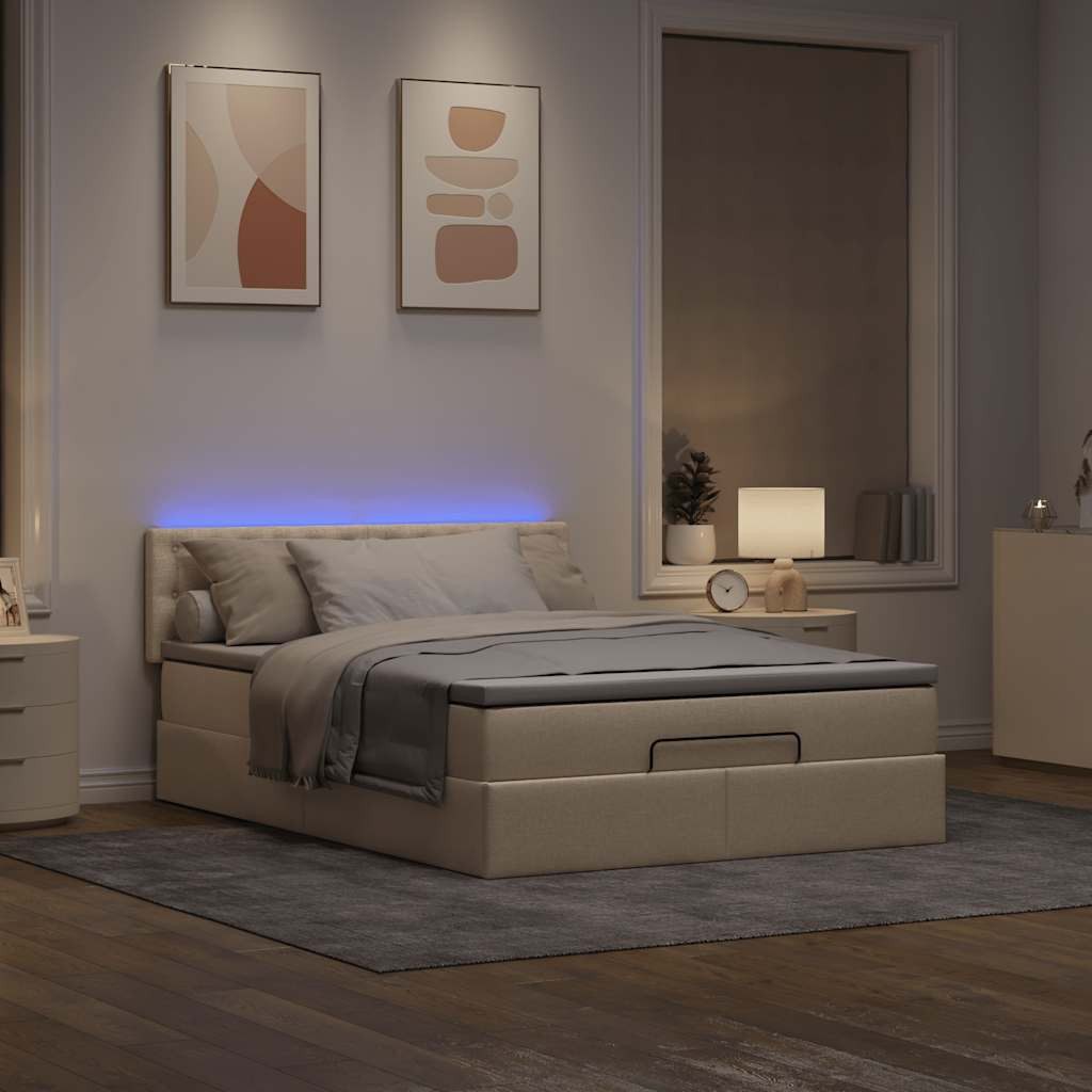 vidaXL Bett Ottomane Bett mit Matratze günstig online kaufen