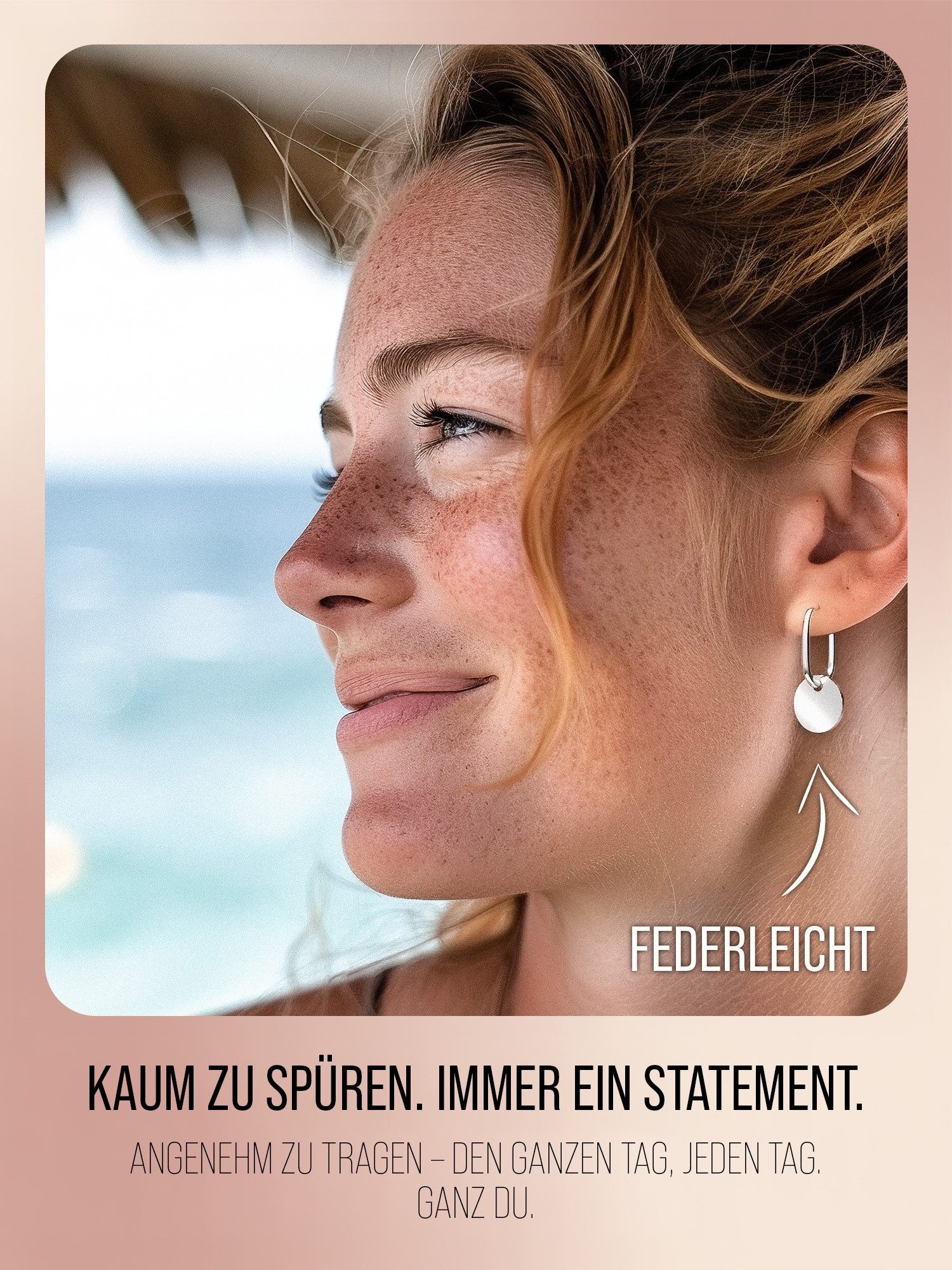 THIORA Paar Creolen Oasis Kollektion (inkl Schmuckbox) – Bild 5 von 5