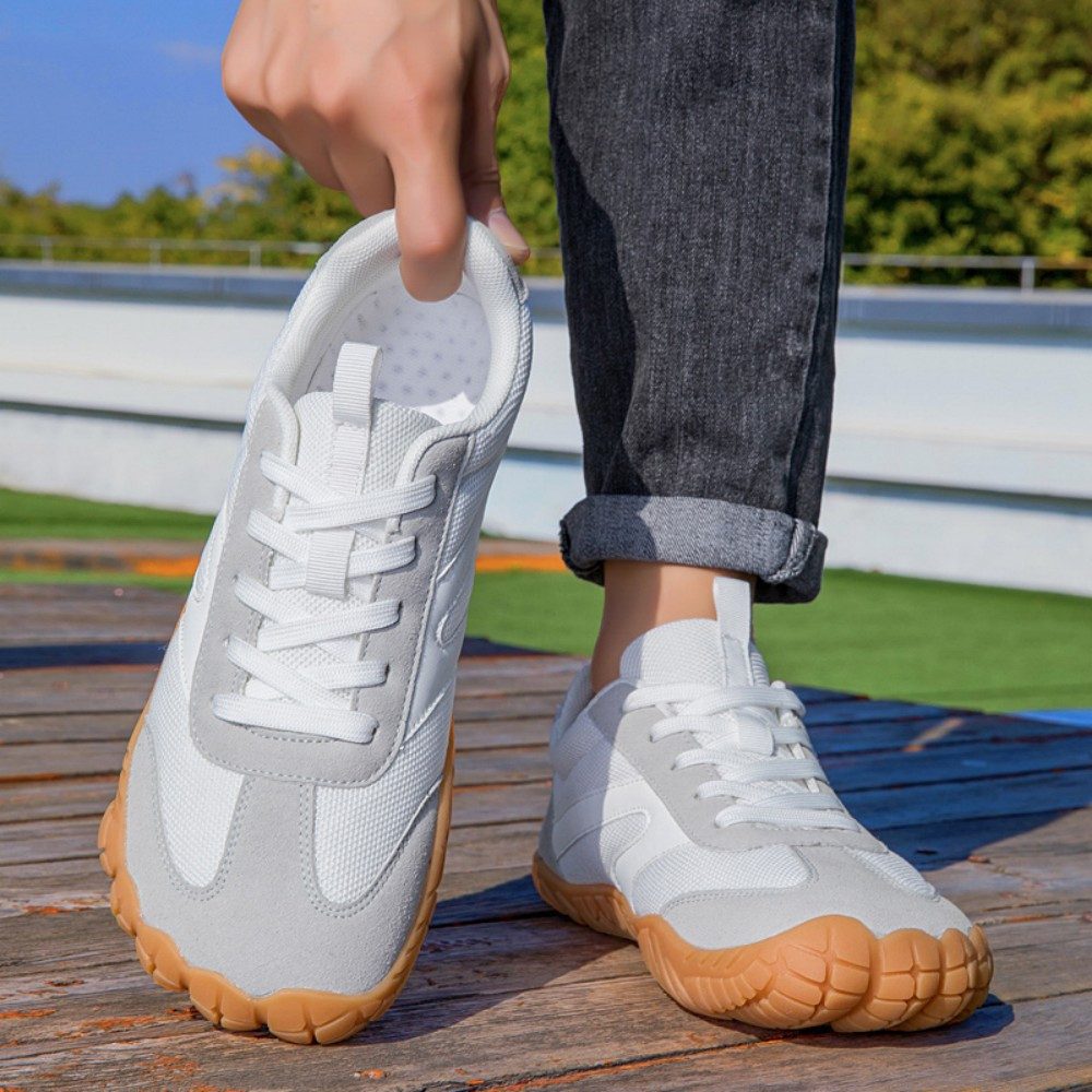HUSK'SWARE Barfußschuh (Unisex Barfußschuhe für Paare, breite Zehenbox, leichte Freizeitschuhe, Unisex Barfußschuhe für Paare, breite Zehenbox, leichte Freizeitschuhe) rutschfeste Wanderschuhe, Fitnessschuhe für Alltag und Outdoor