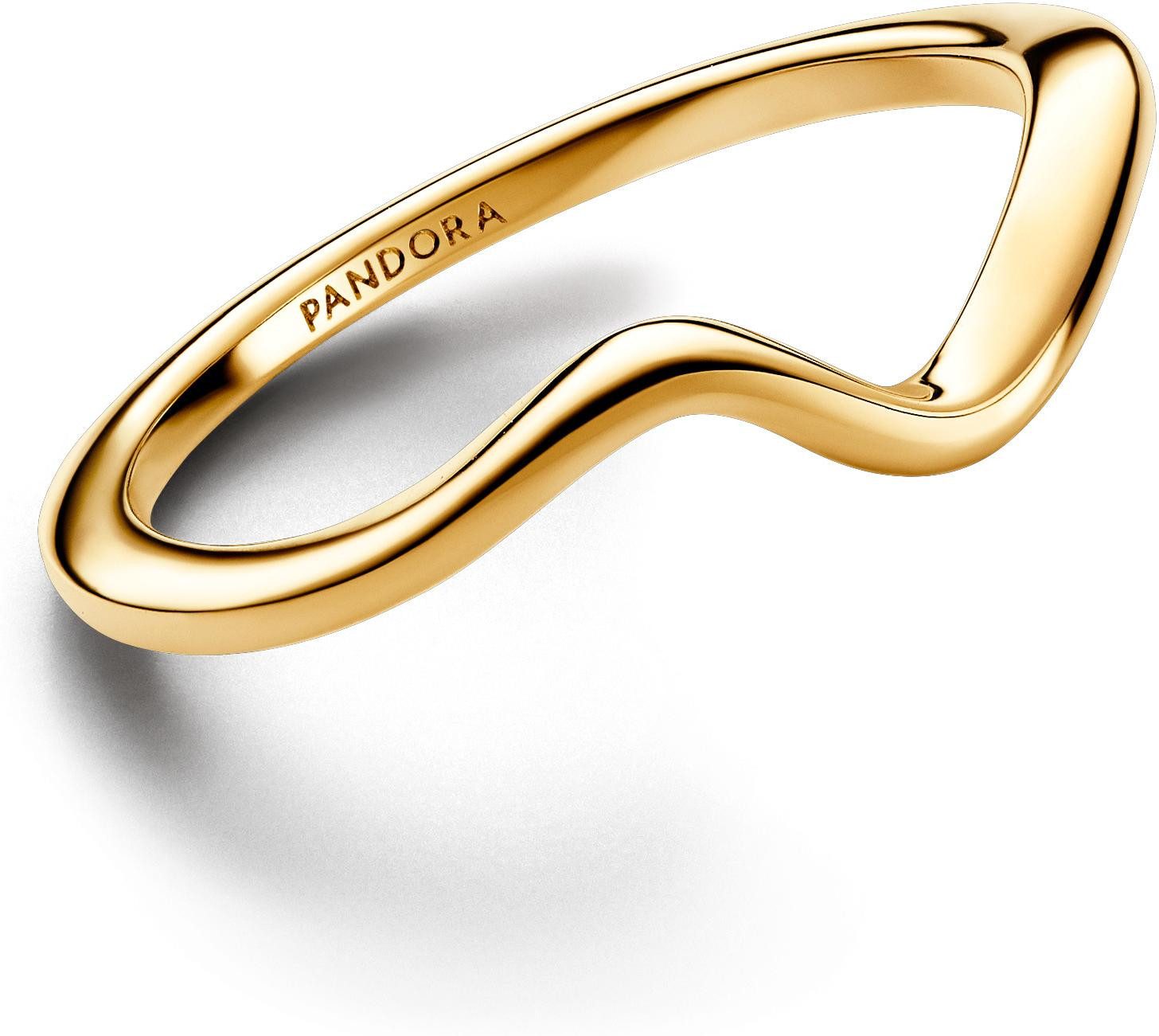 Pandora Fingerring Pandora Polierte Welle Ring 163095C00 Damenring günstig online kaufen