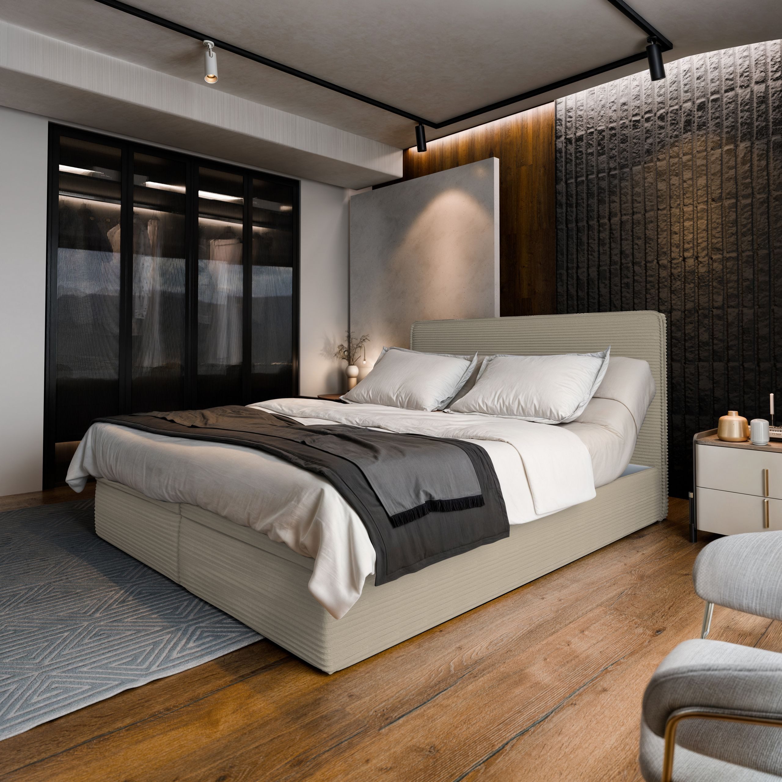 Masseno Boxbett ASTOR 140x200 cm mit günstig online kaufen