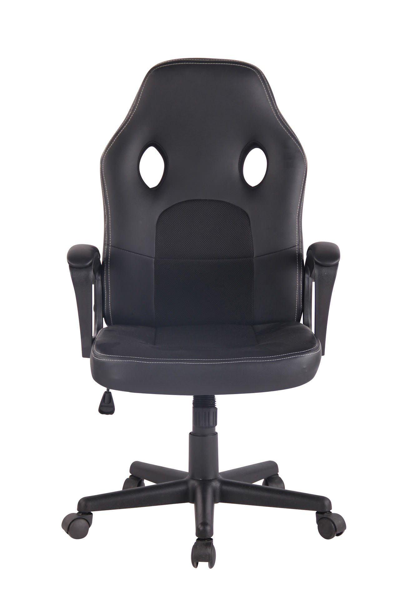 CLP Gaming Chair Elbing, und schwarz/schwarz höhenverstellbar drehbar