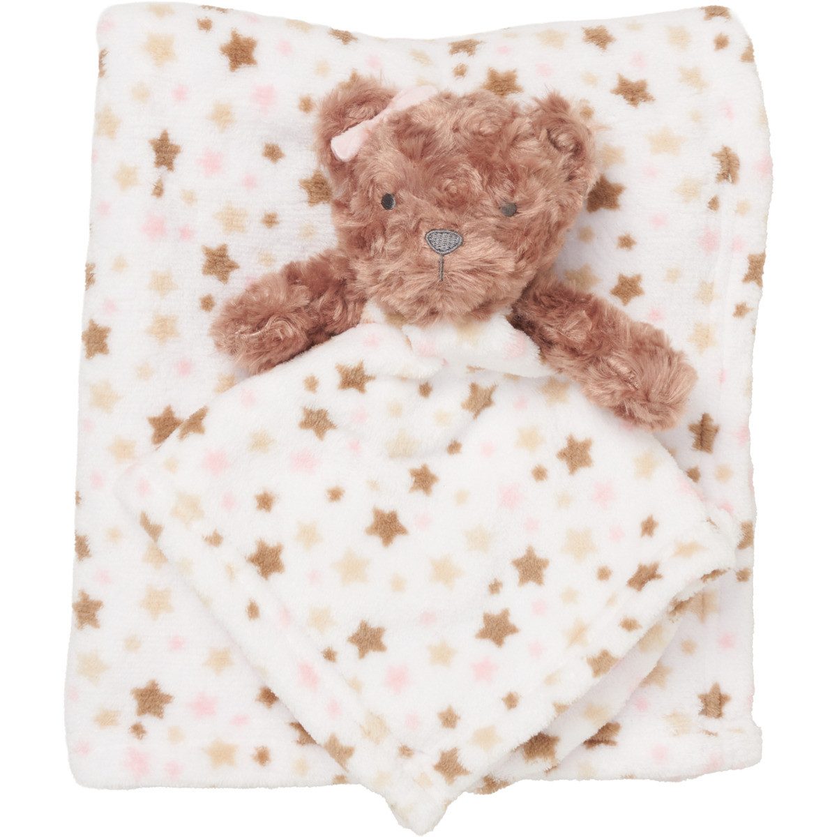 Babydecke Bär Unisex Kinder, Snuggle Tots, Babydecke, Kuscheldecke, Schmusetuch, Schnuffeltuch, Einschlafhilfe