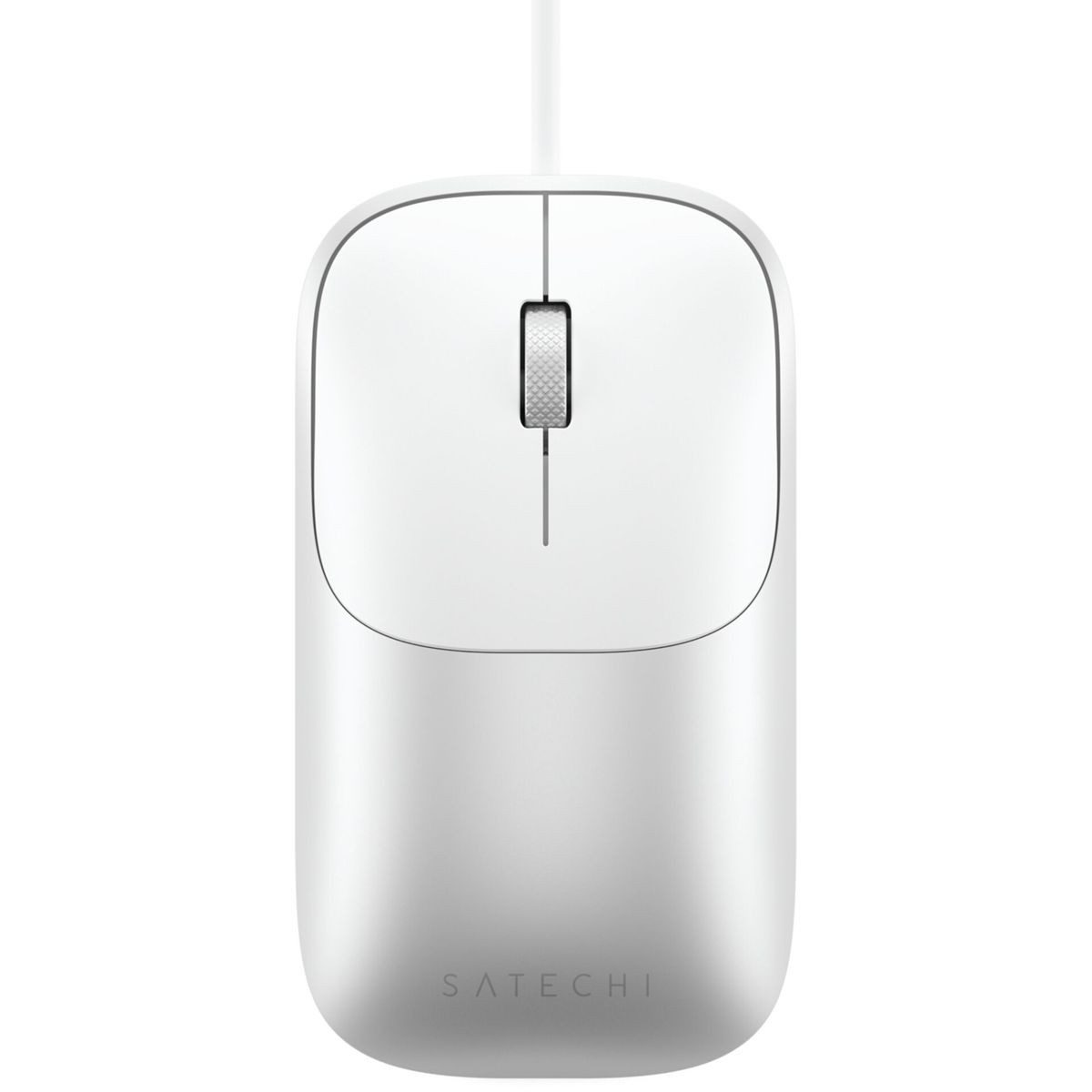 Satechi Slim LX Wired Mouse Silver Maus
