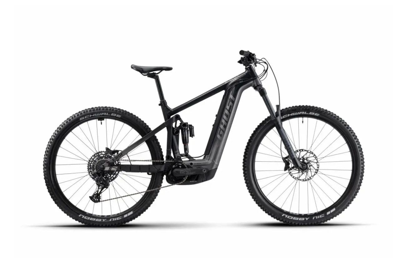 Ghost E-Bike Ghost E-Riot Trail AL 150/140 Essential BLK/GRY Размер M, Mittelmotor, 750 Wh