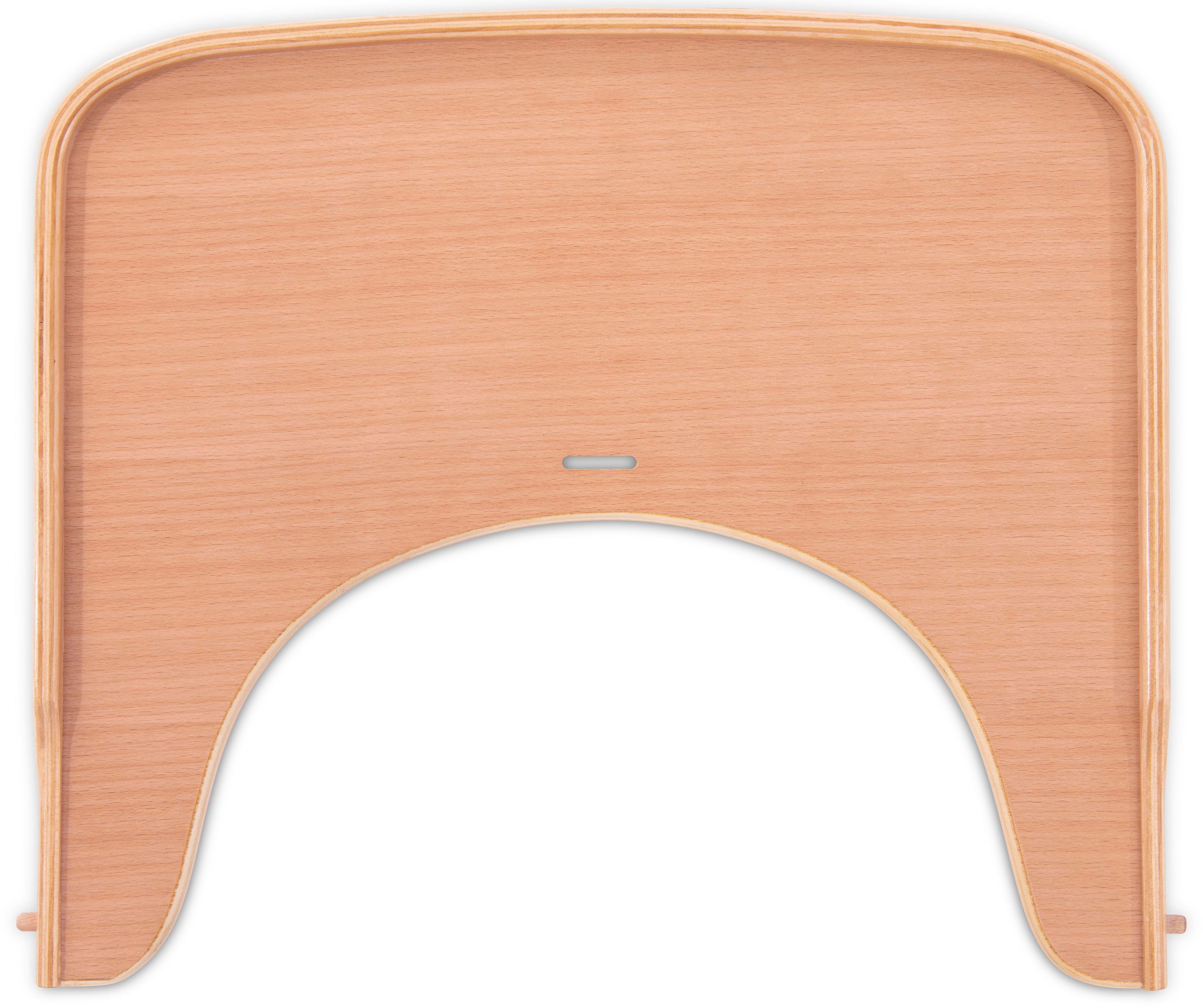 Hauck Hochstuhltablett Alpha Wooden Tray Essbrett, natur, Buchenholz, für H günstig online kaufen