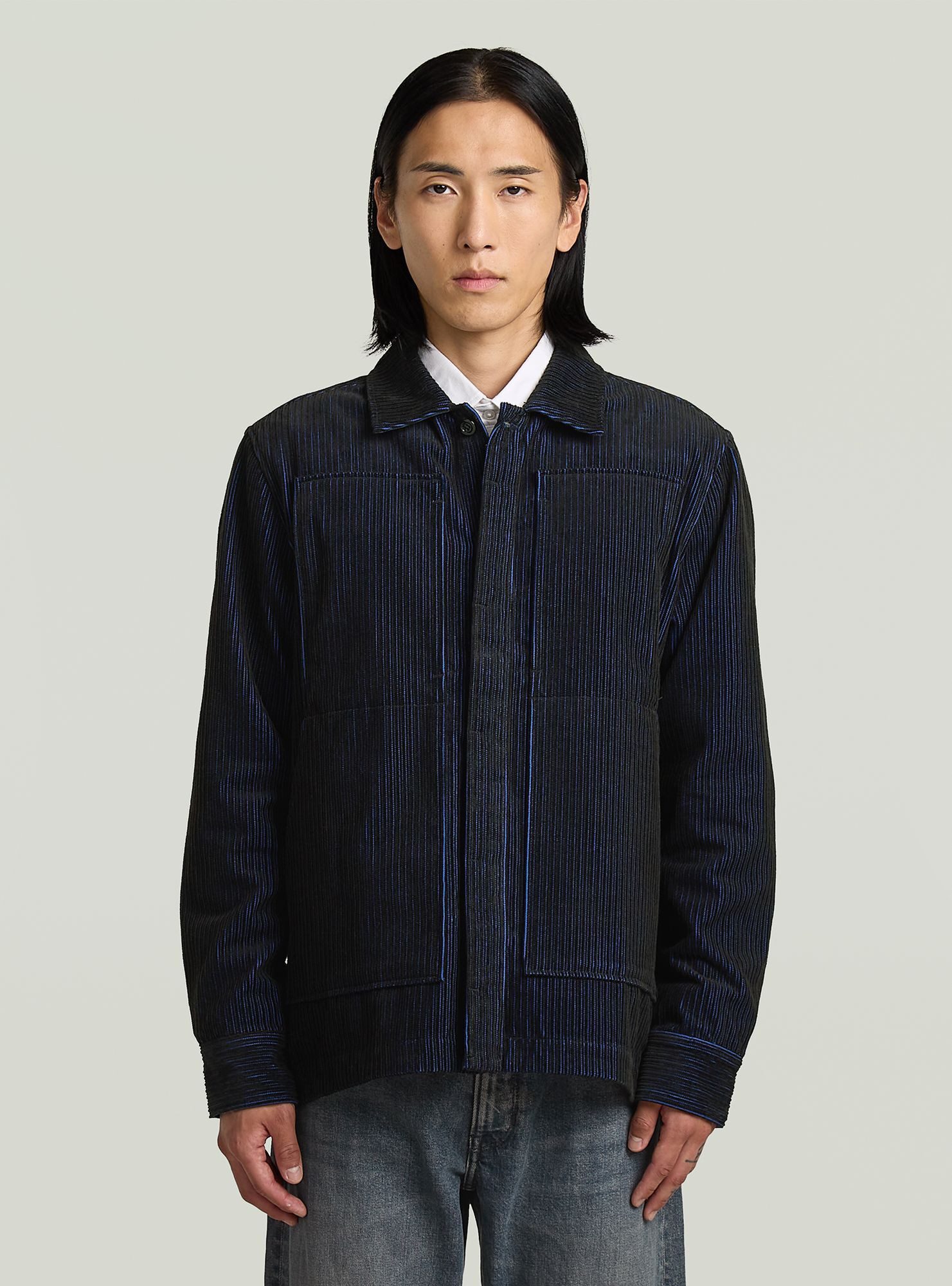 Langarmshirt Corduroy Overshirt