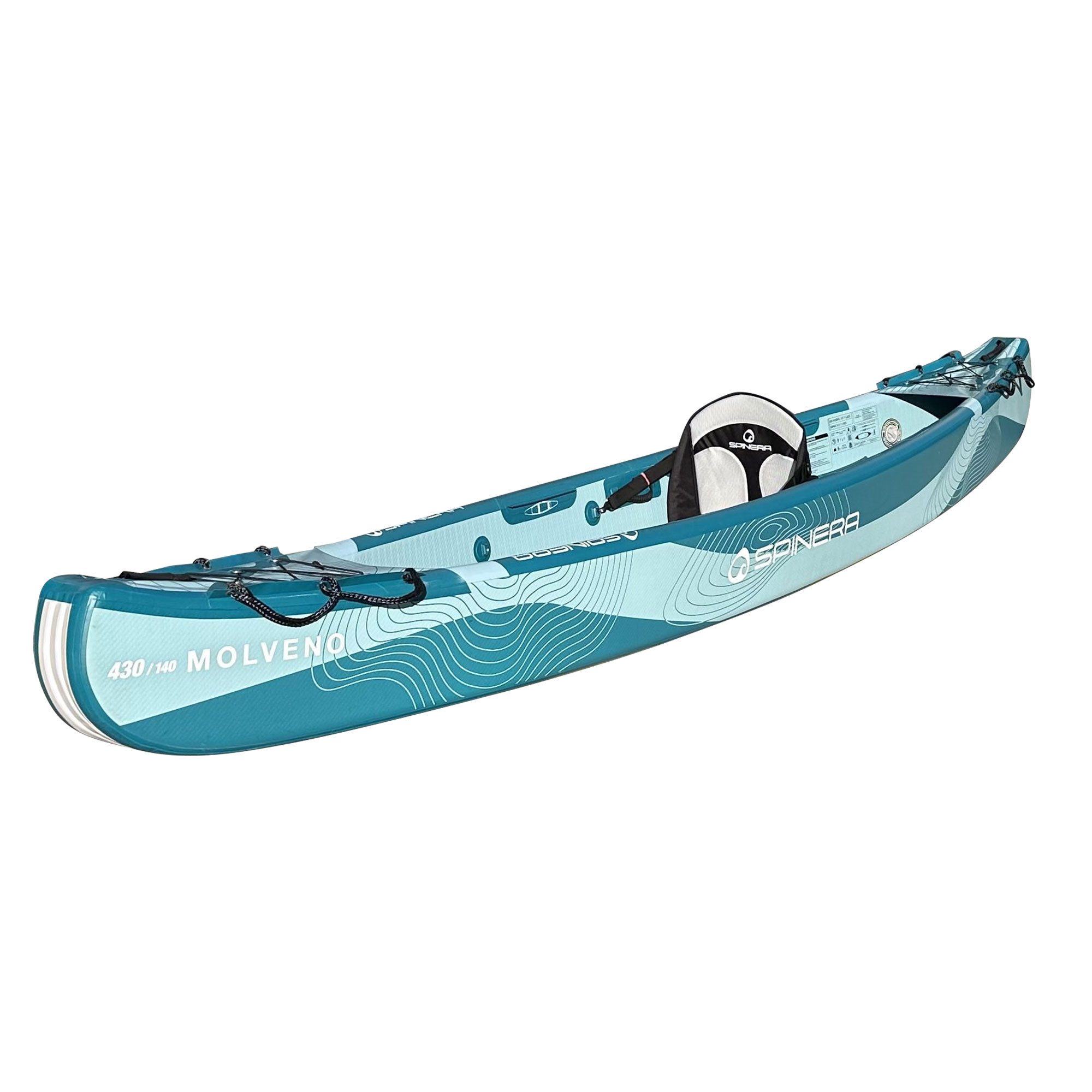 Spinera Tourenkajak SPINERA Molveno 430 HDDS Kajak 2 Personen inflatable Kanau