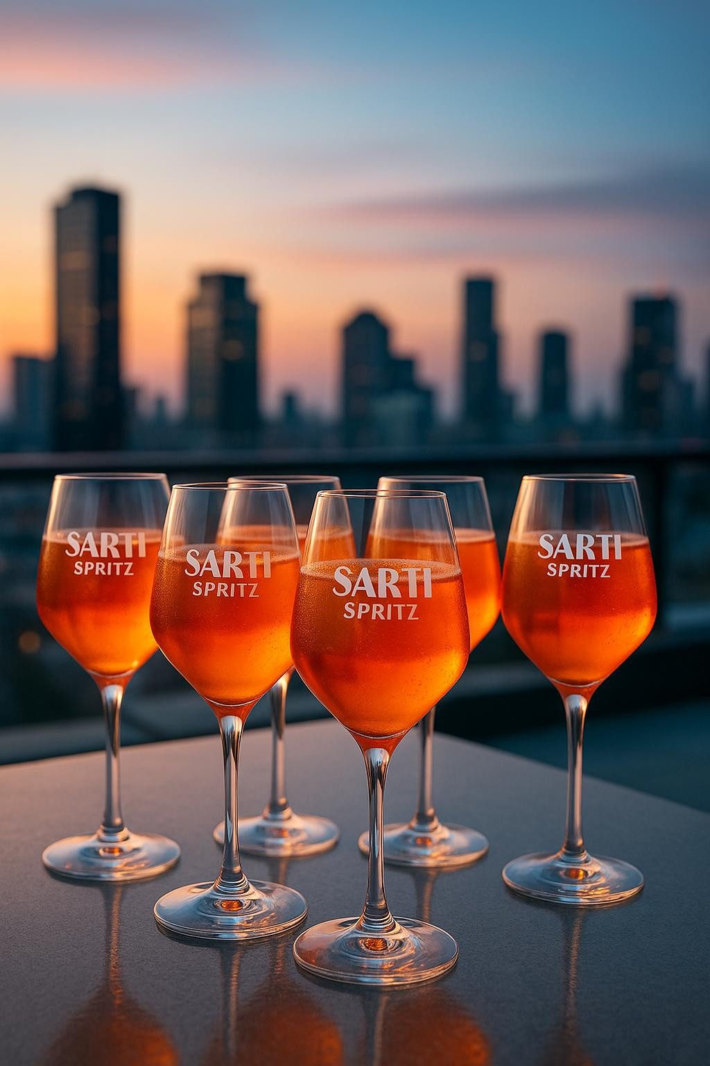 Mixcompany Gläser-Set Sarti Spritz Italia – 6er Set Ballongläser für Aperitifs & Cocktail
