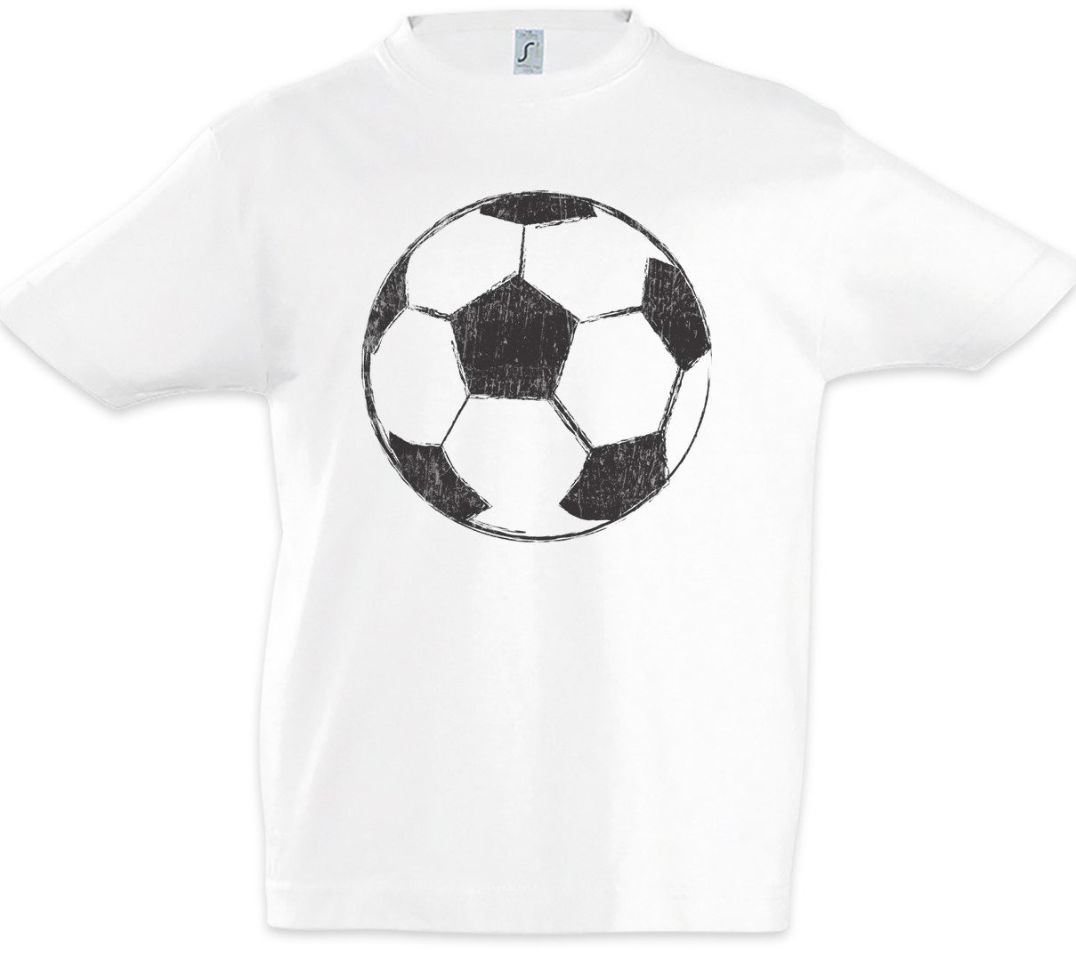 Print-Shirt Football I Kinder T-Shirt Fußball Ball Soccer Player Sport Passion