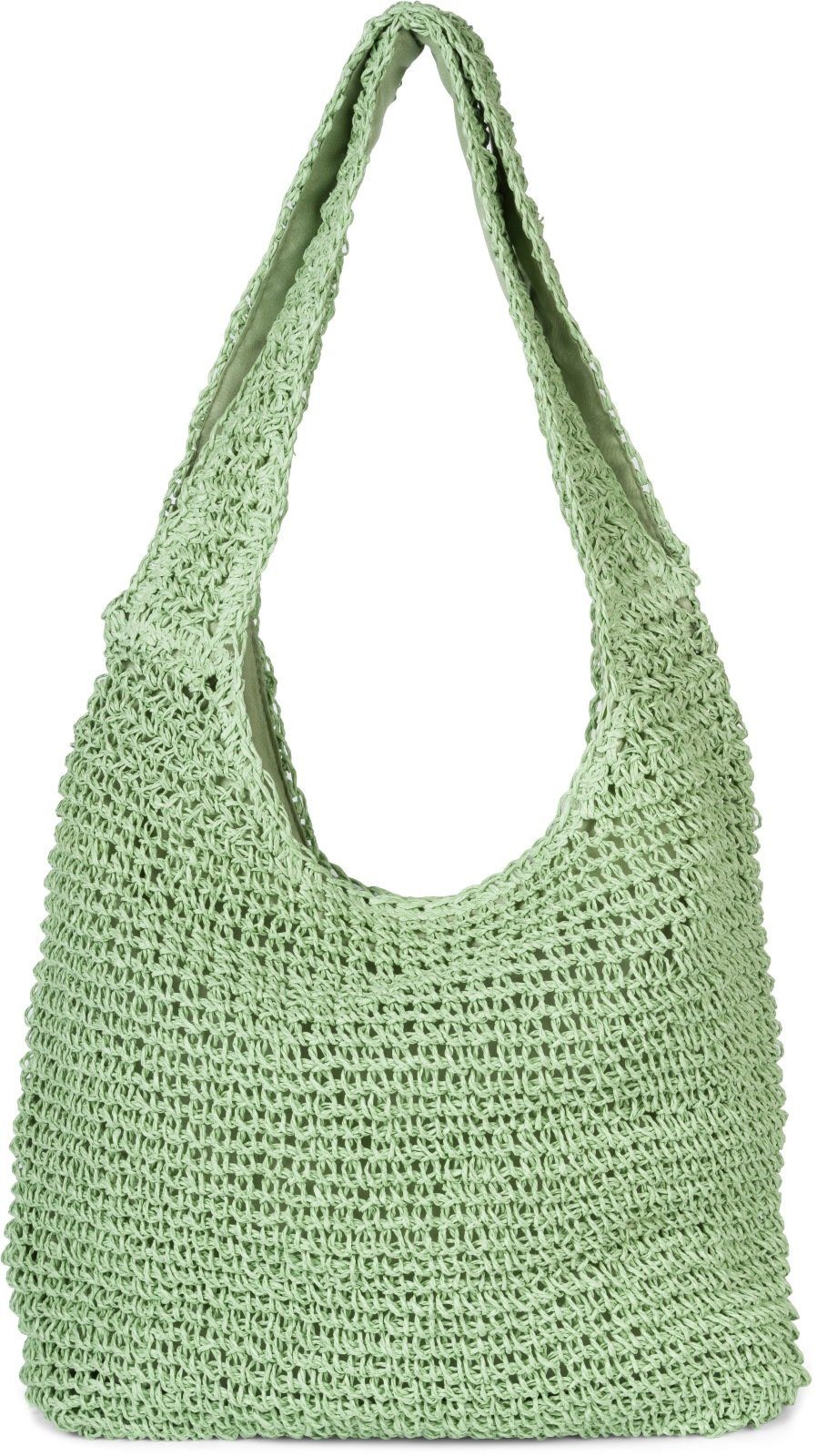 styleBREAKER Beuteltasche Papierstroh Beuteltasche (1-tlg) günstig online kaufen