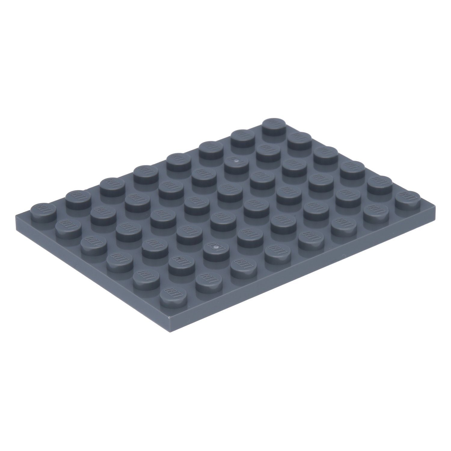 25 Stück Bauplatten, 6x8, Dunkelgrau Spielbausteine