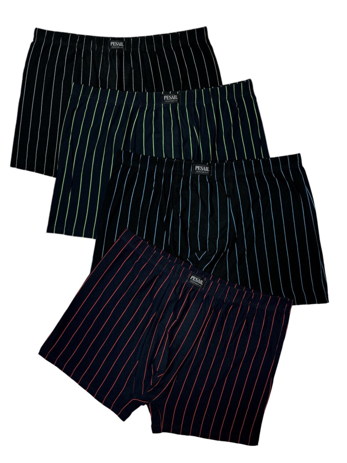 Pesail Boxershorts 4er Pack Herren Boxershorts Übergröße, 4XL-7XL, Baumwoll günstig online kaufen