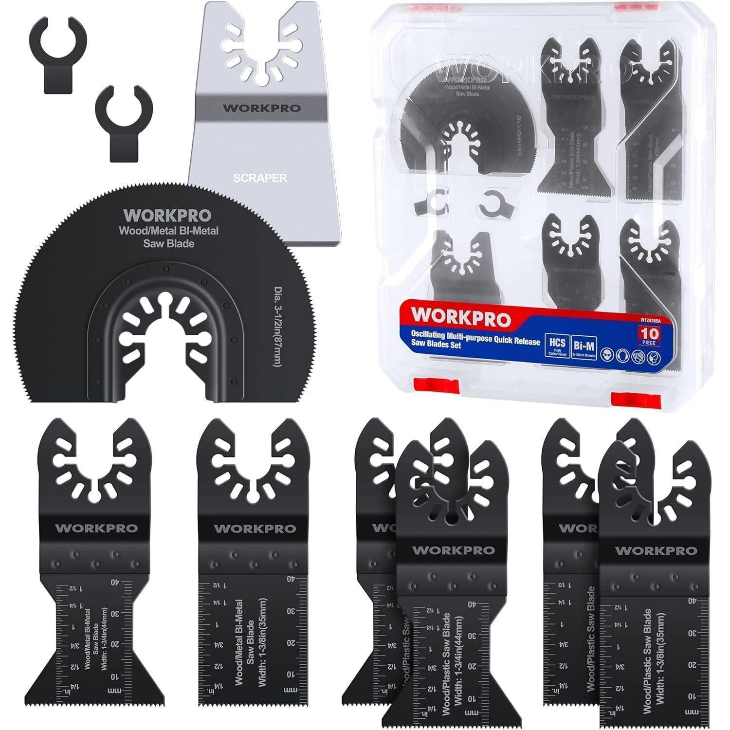 LuxusKollektion Sägeblatt Oszillierendes Sägeblatt Set 10tlg. Multitool Zubehör Holz Metall