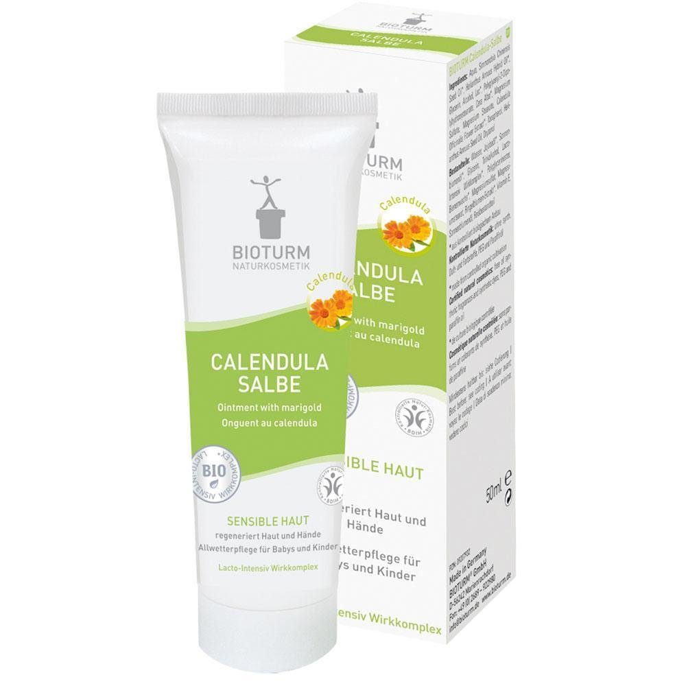 Bioturm Gesichtspflege Hautschutz Calendula Salbe, 50 ml