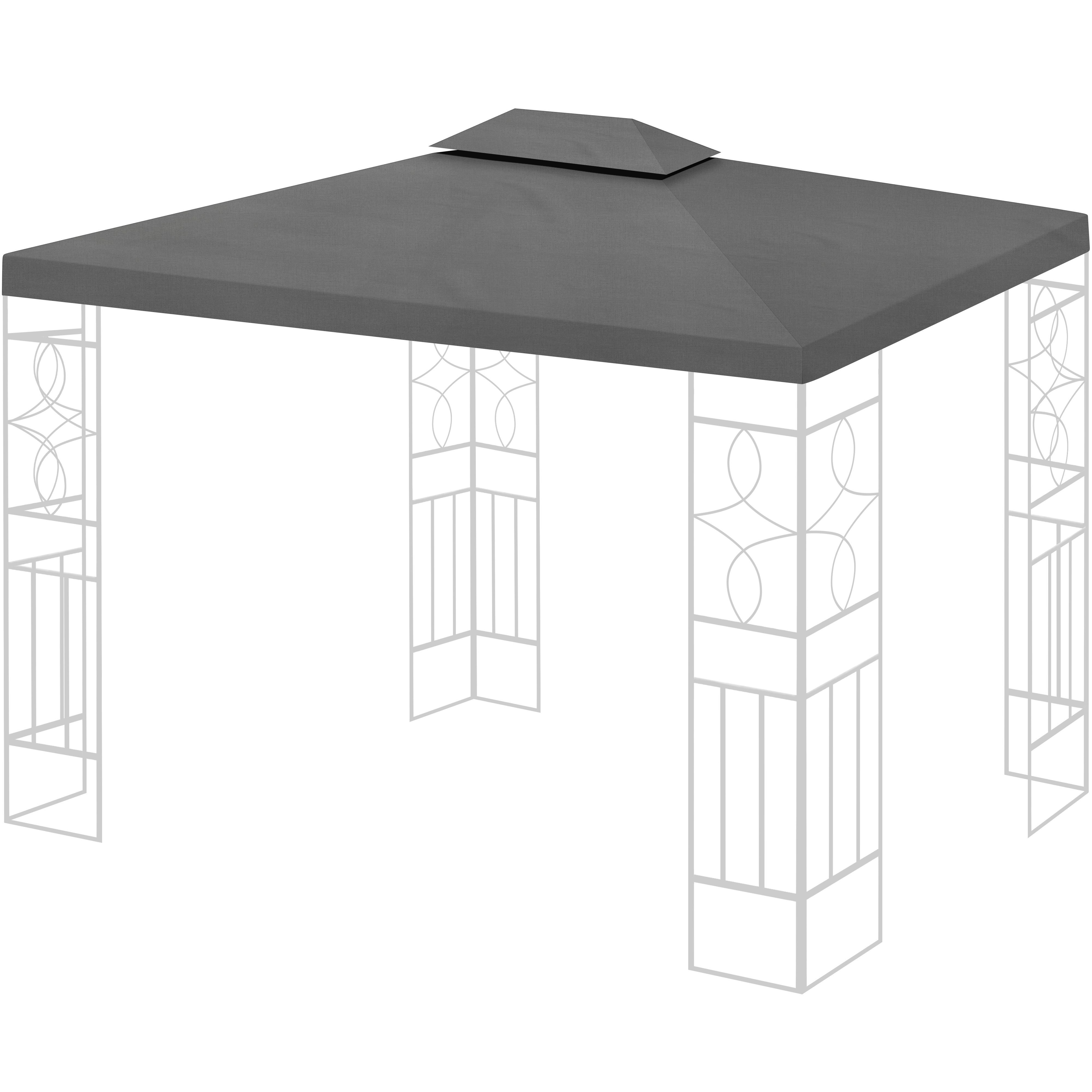 habeig Pavillon-Ersatzdach Wasserdicht Ersatzdach 3x4m Dach günstig online kaufen