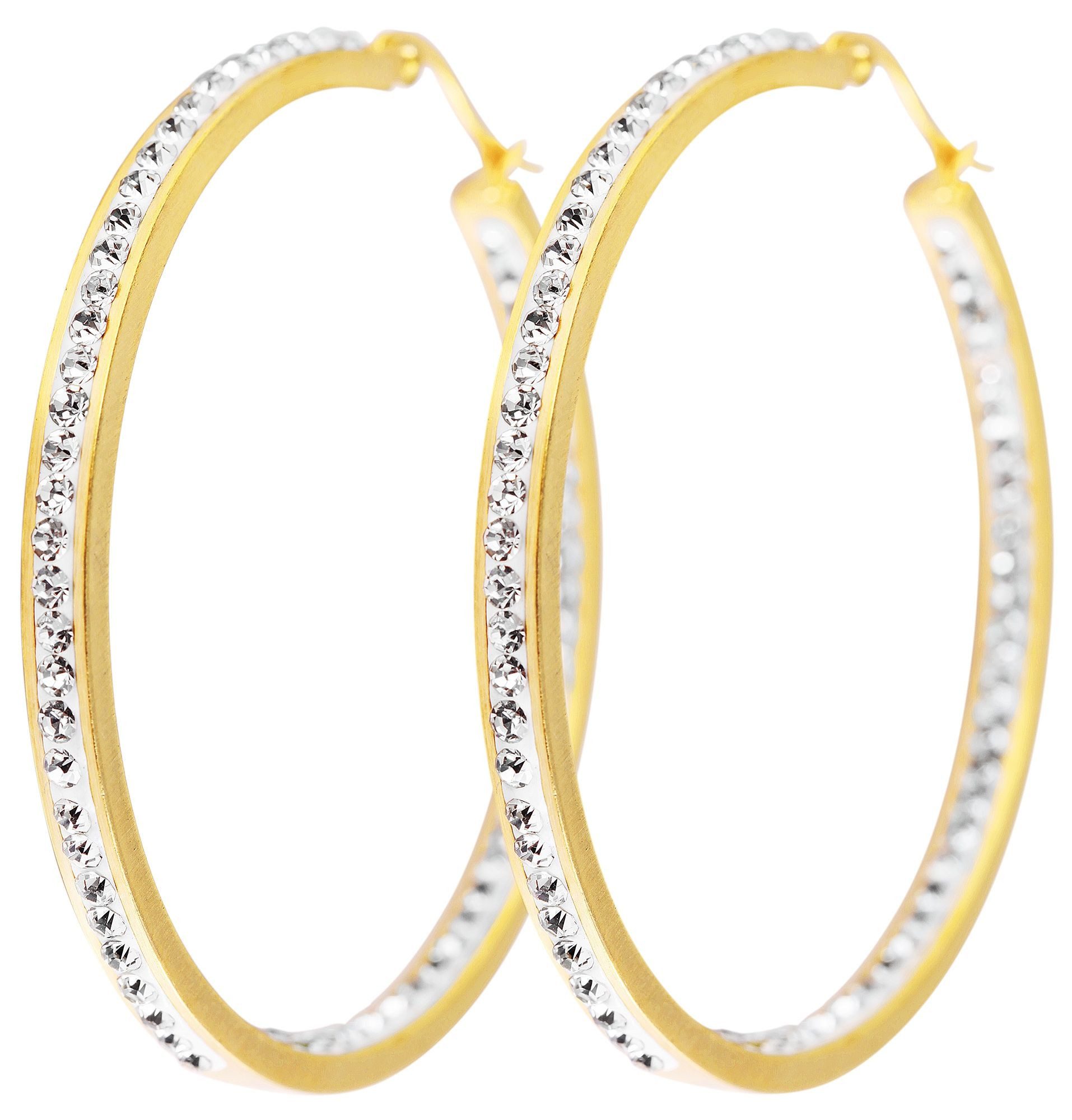 AKZENT Ohrring-Set Galva Creolen Gold Damen günstig online kaufen
