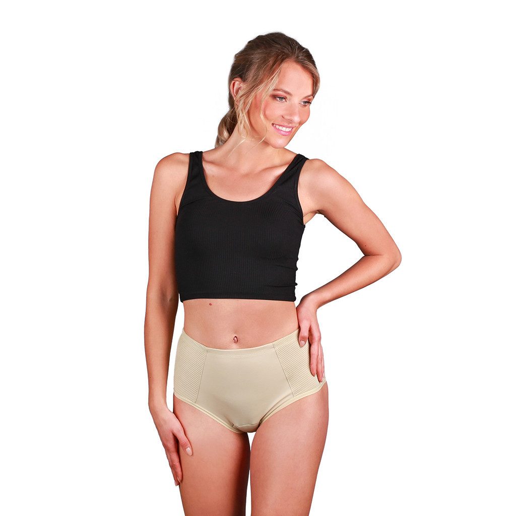 Taynie Periodenslip Highwaist ultra - Нижнее белье периода sehr starke Blutung - Damen (1-St., 1er-Pack) Auslaufsichere Нижнее белье периода / Periodenslip aus Bio Baumwolle