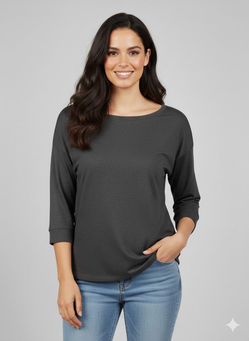 Ragwear Langarmshirt SHIMONA O abgerundeter Saum günstig online kaufen