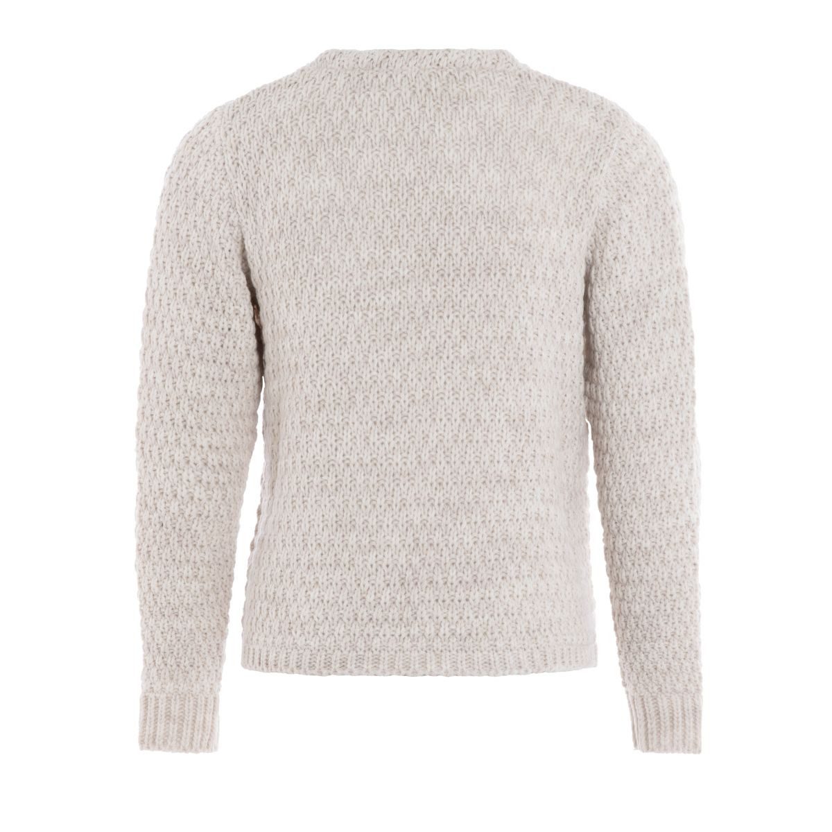 Knit Factory Strickjacke Becky Kurze Strickjacke Beige 36/38 (1-tlg) Jacke Strickjacke warme Jacke
