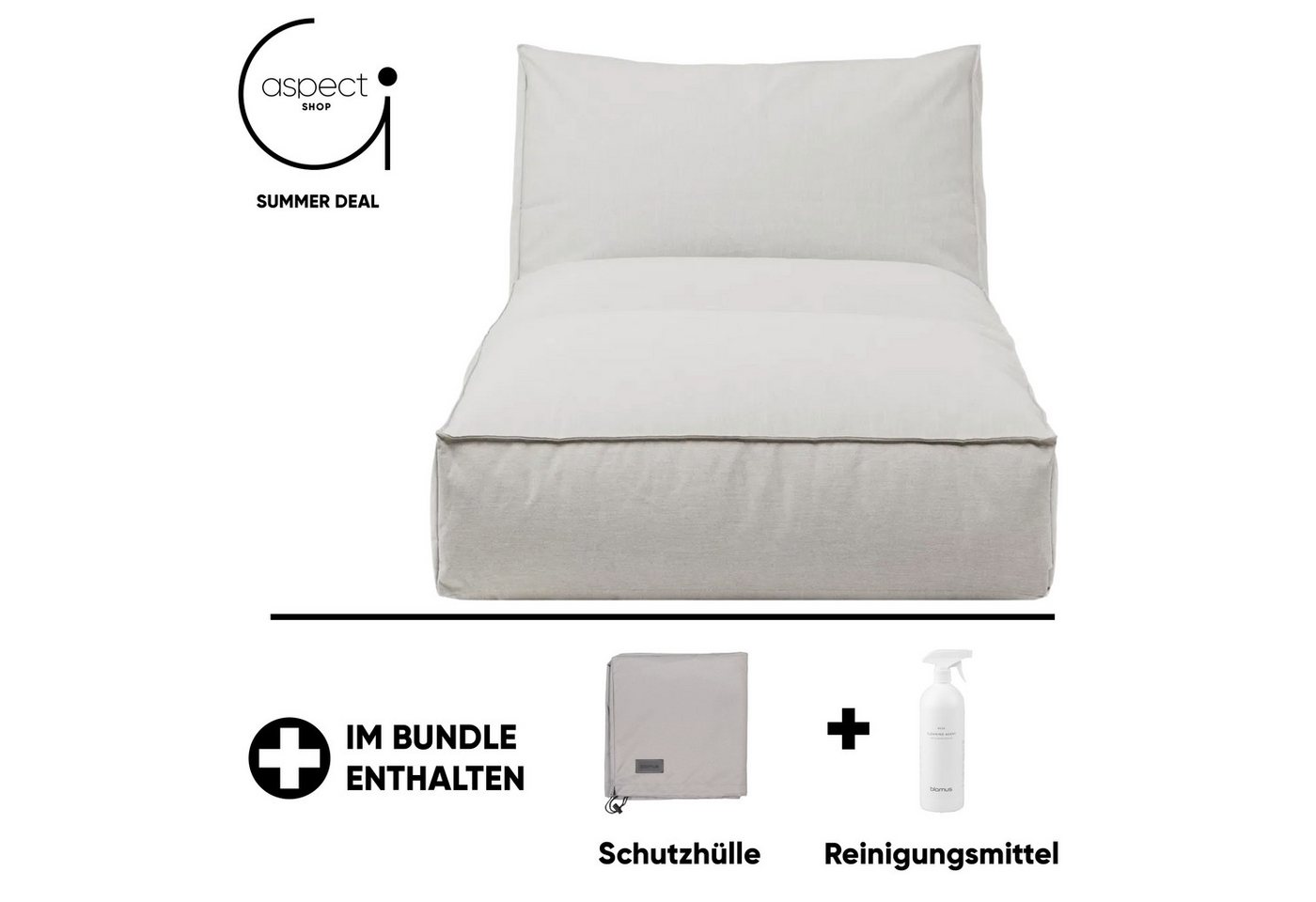 blomus Daybed Blomus STAY Outdoor Daybed inkl. gratis Schutzhülle & Reinigungsmittel