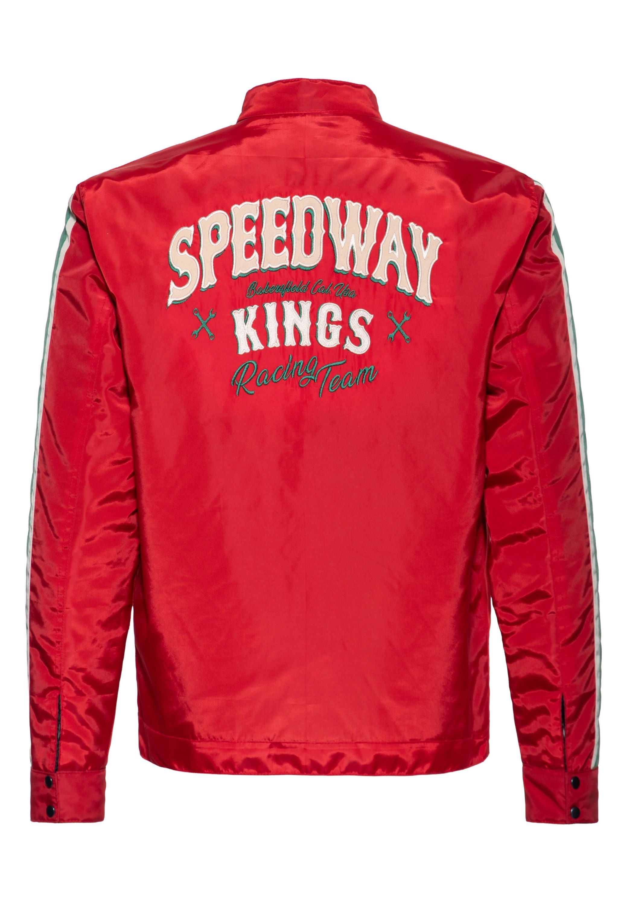 KingKerosin Funktionsjacke Speedway Kings mit Rückenstickerei