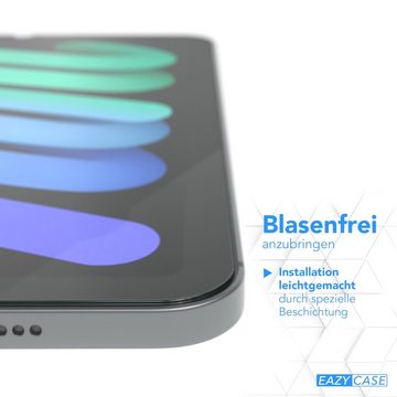 EAZY CASE Schutzfolie Schutzglas für Apple iPad Mini 6 (2021), 8,3 Zoll Panzerglas Displayfolie Tabletschutz Glasfolie Kratzschutz