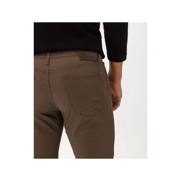 Brax Shorts braun regular (1-tlg)