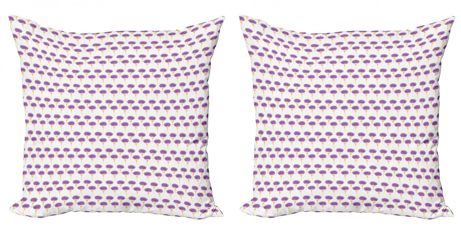 Kissenbezüge Modern Accent Doppelseitiger Distel Abakuhaus Motiv (2 Abstraktes drucken Stück), Digitaldruck