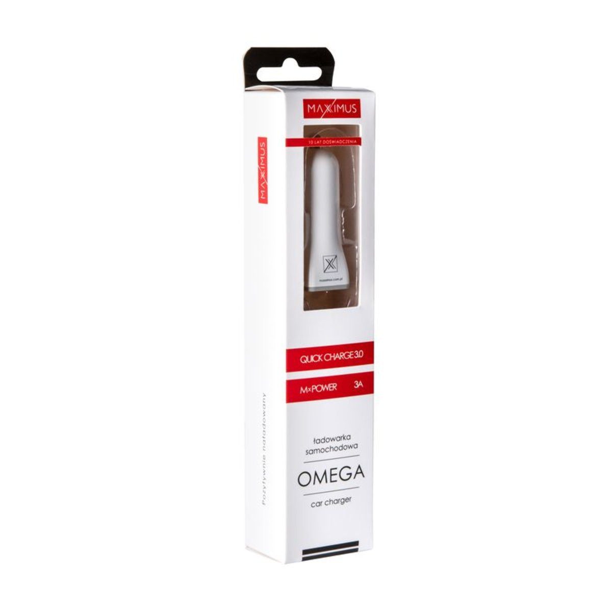 Maxximus Auto-Ladegerät Maxximus Omega 3A Quick Charge 3.0 Smartphone-Ladegerät
