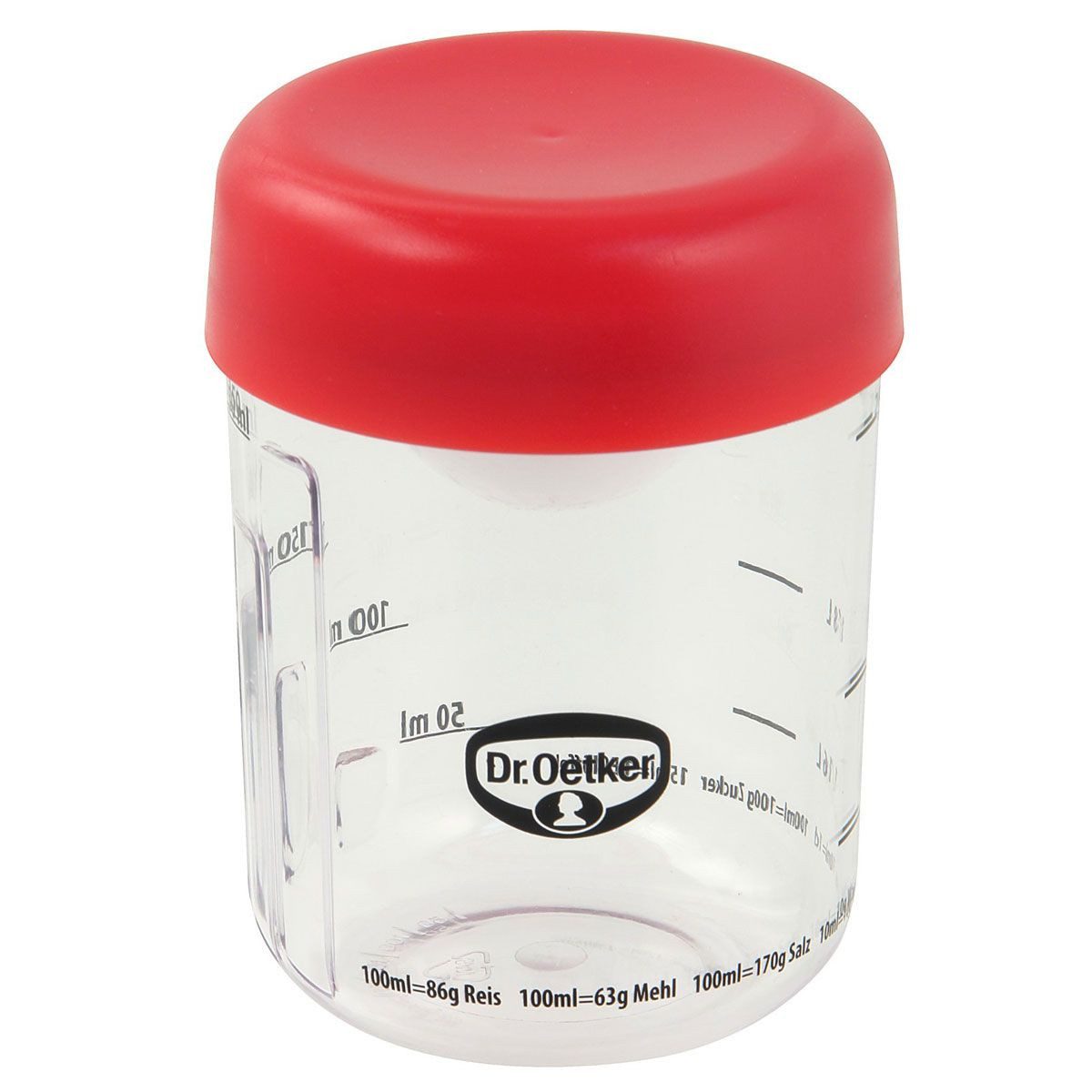 Dr. Oetker Küchenhelfer Messbecher Dr. Oetker Mess- und Rührbecher mit Eiertrenner, Kunststoff, (3-St)