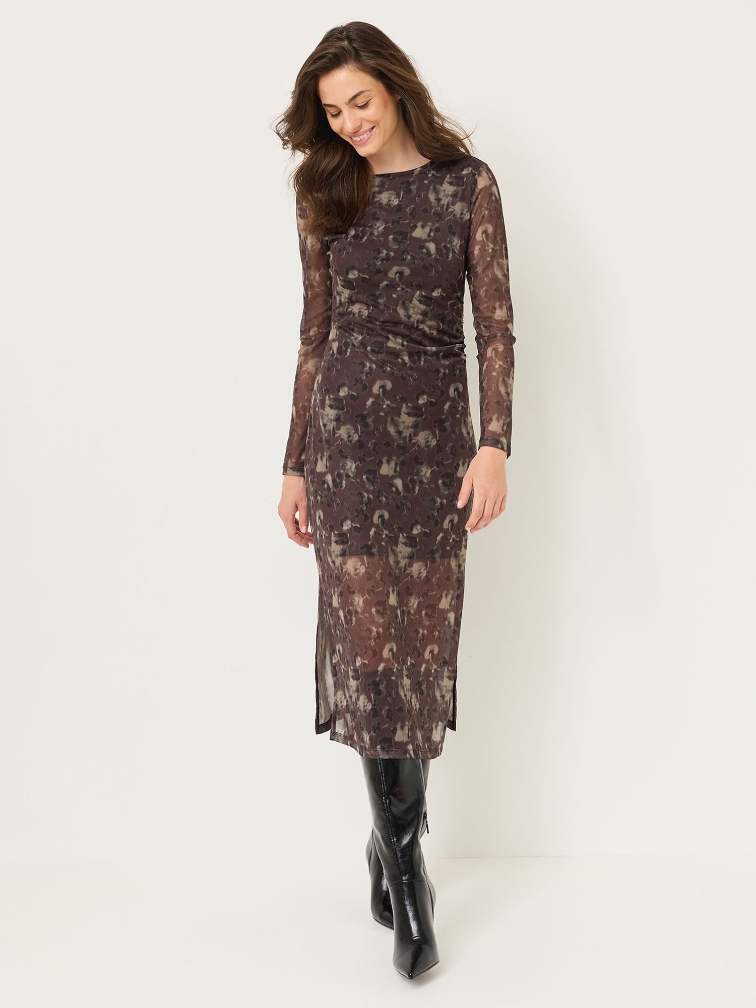 Tamaris Maxikleid Langarm Fitted TAW1108