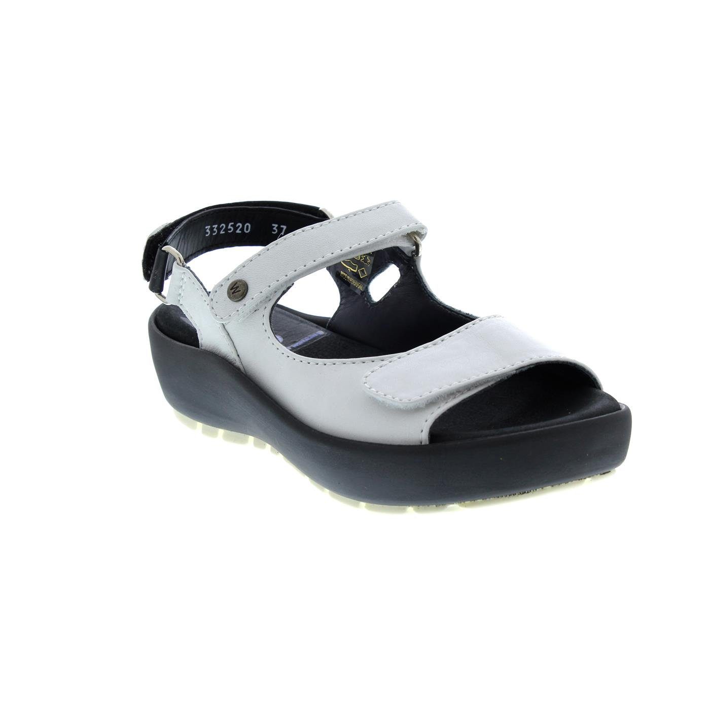 WOLKY Wolky Rio, Velvet leather (Glattleder), White, Sandale 0332520-100 Sandale