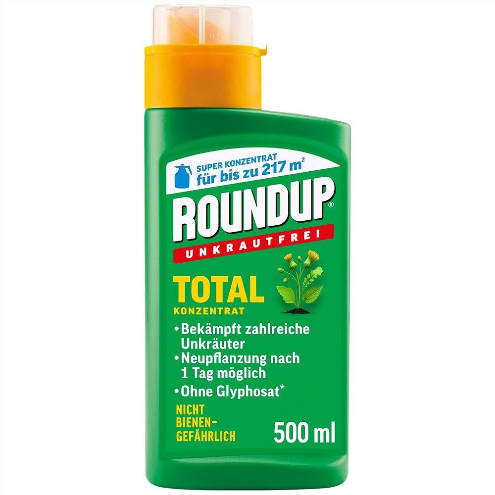 ROUNDUP Unkrautbekämpfungsmittel Roundup Unkrautfrei TOTAL Konzentrat 500 ml