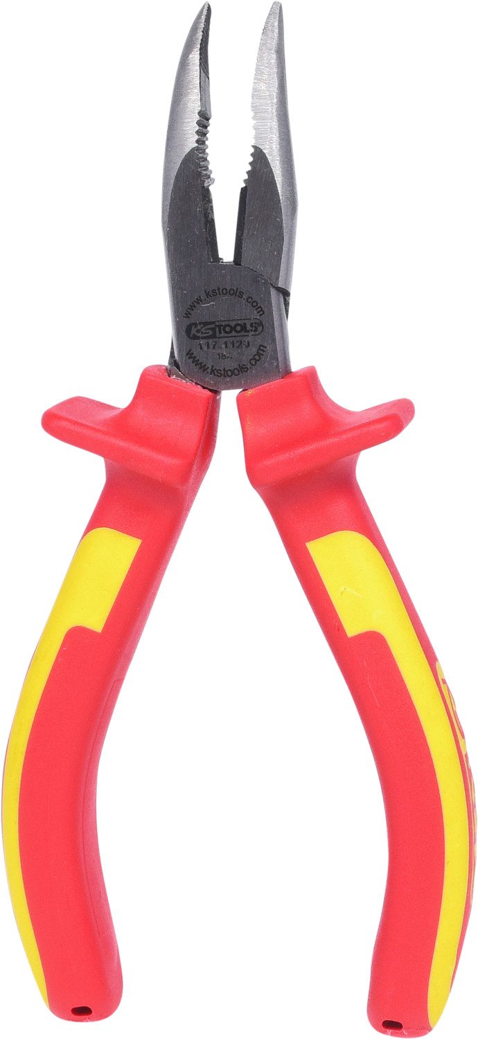 Thumbnail - KS Tools Elektro-Installationszange ERGOTORQUE VDE Flachrundzange, gebogen, 165mm (117.1120)