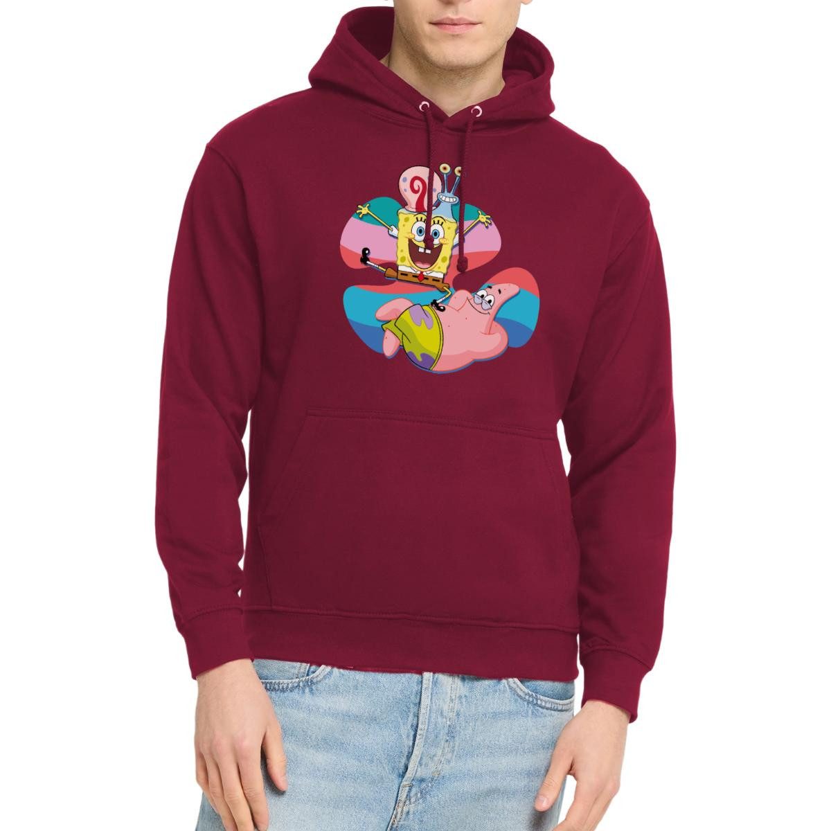 Spreadshirt Hoodie SpongeBob Schwammkopf Patrick Gary Die Schnecke Unisex Hoodie (1-tlg)
