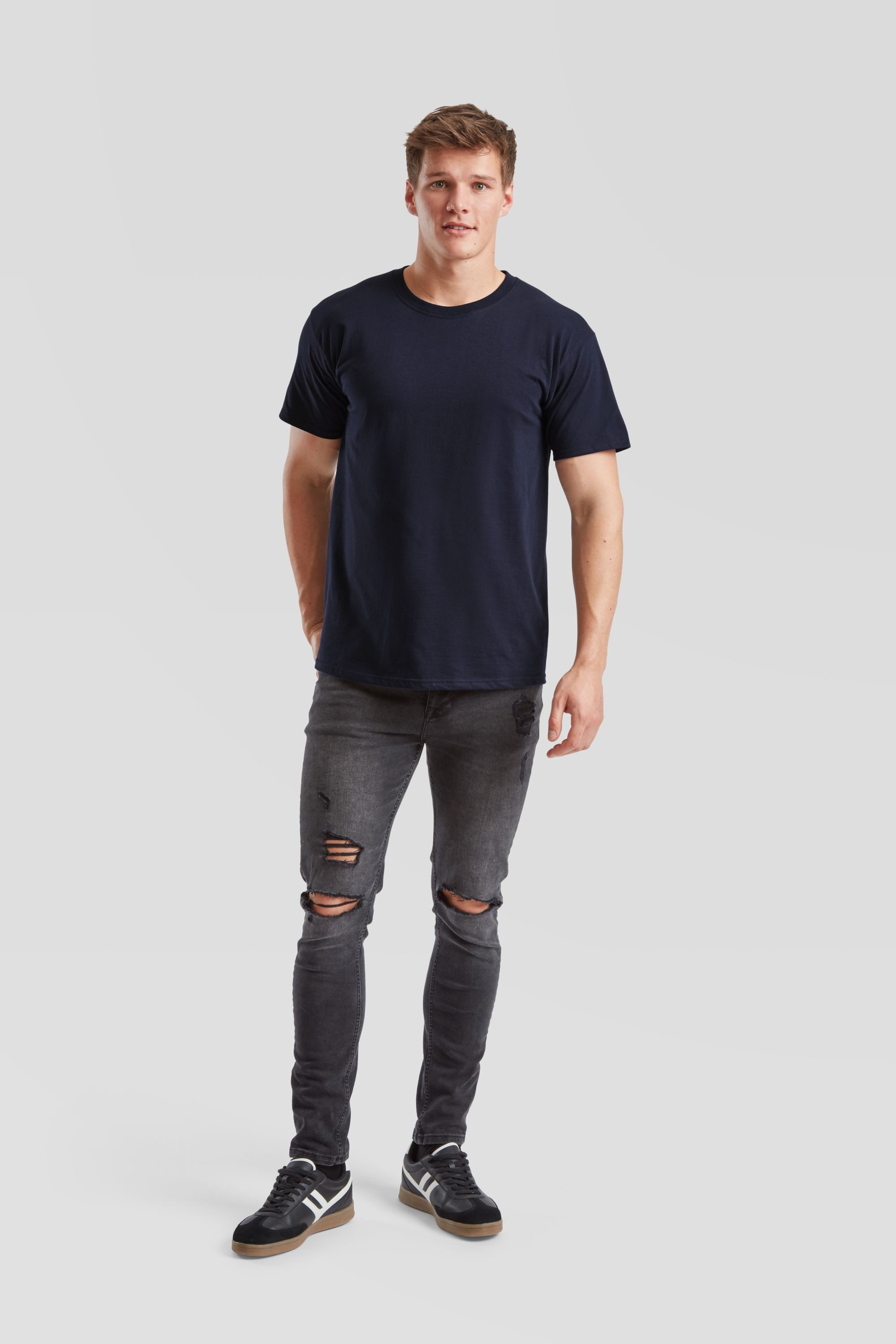 Fruit of the Loom Rundhalsshirt Iconic 195 T-Shirt – Bild 2 von 5