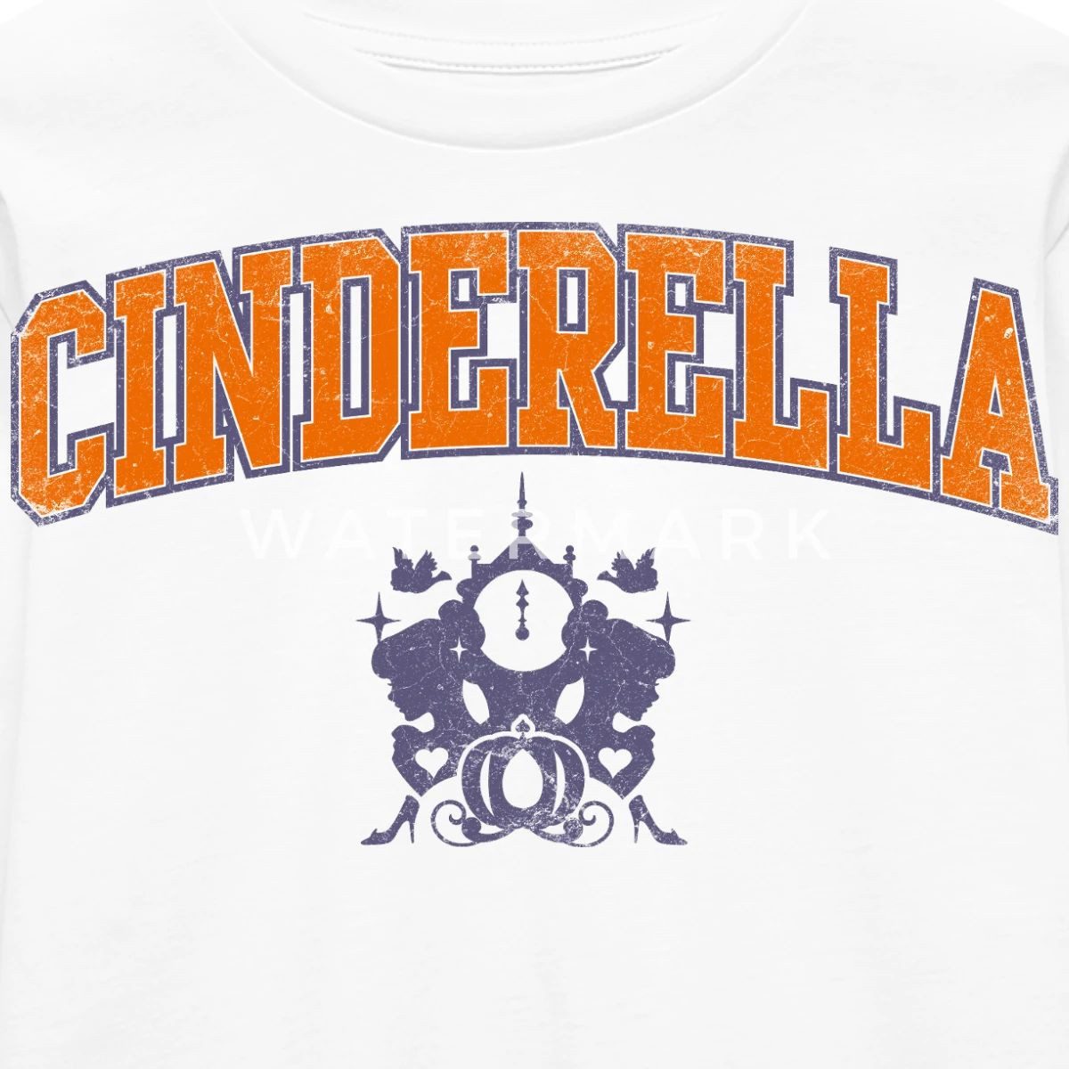 Spreadshirt T-Shirt Cinderella Schriftzug Mit Emblem Kinder Premium Langarmshirt (1-tlg)