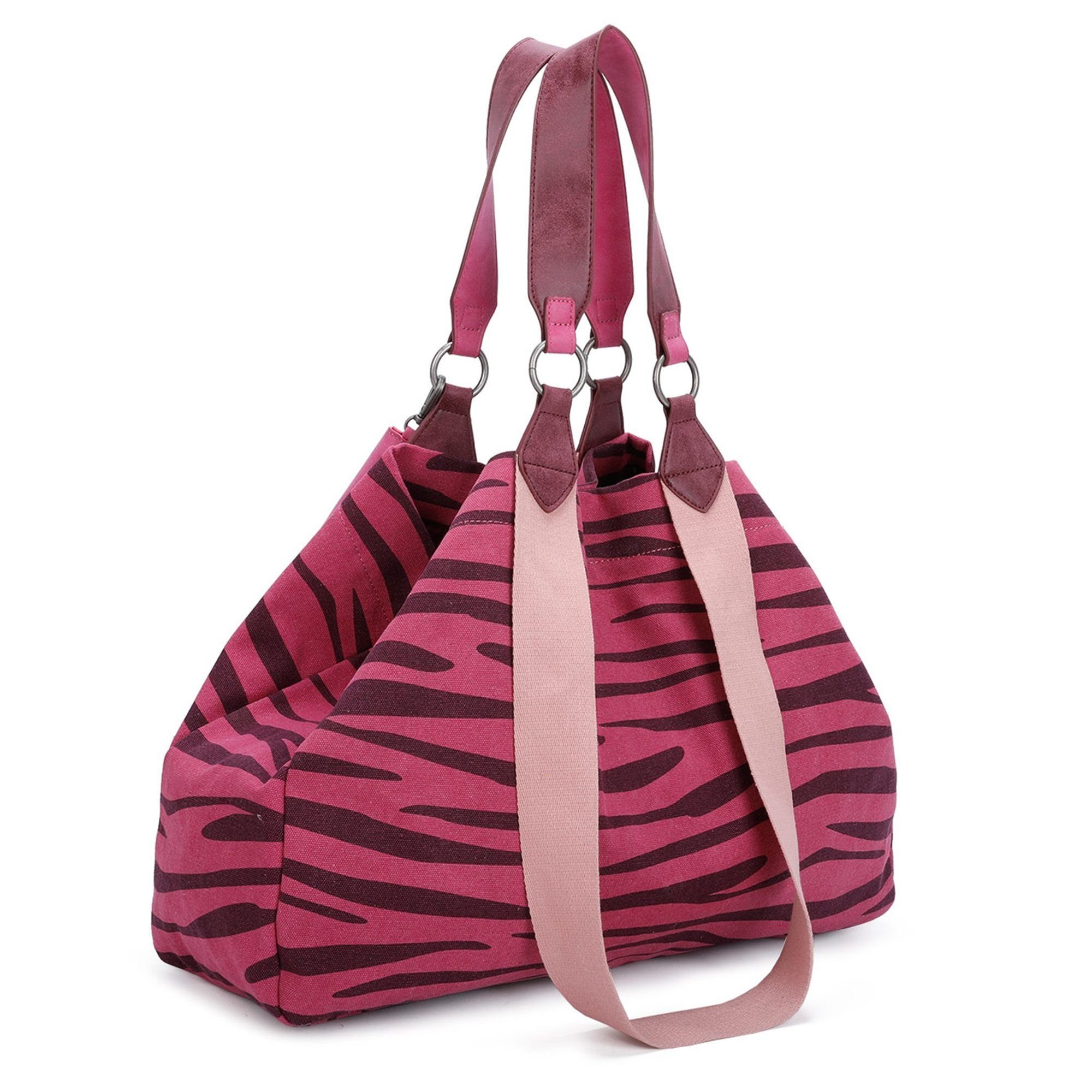 pink Preußen aus Izzy, Fritzi Baumwolle zebra Shopper