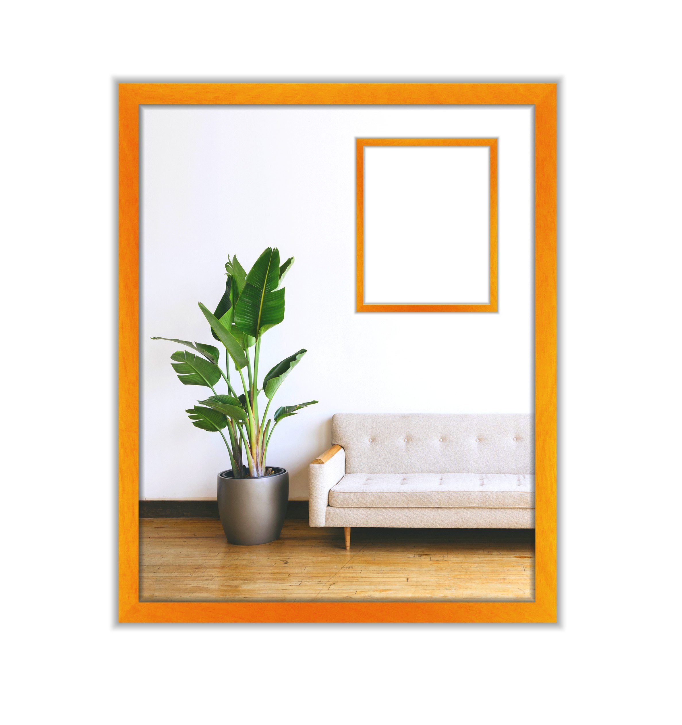 myposterframe Einzelrahmen Bilderrahmen Juliet, (1 Stück), 65x85 cm, Gelb, Echtholz. € 66,65