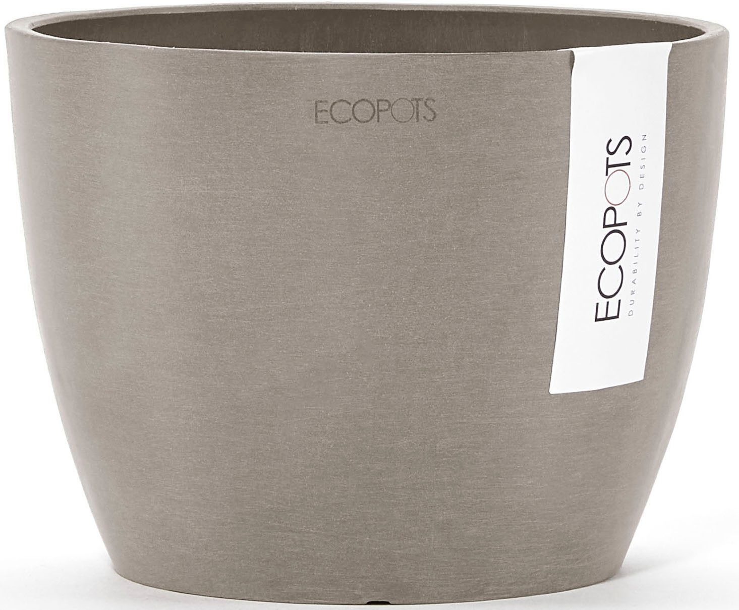 ECOPOTS Blumentopf Stockholm Mini 16 Taupe, für innen und außen: frostsicher, bruchsicher und lichtbeständig. Reduzierter Preis € 7,95. Unverbindliche Preisempfehlung € 8,95