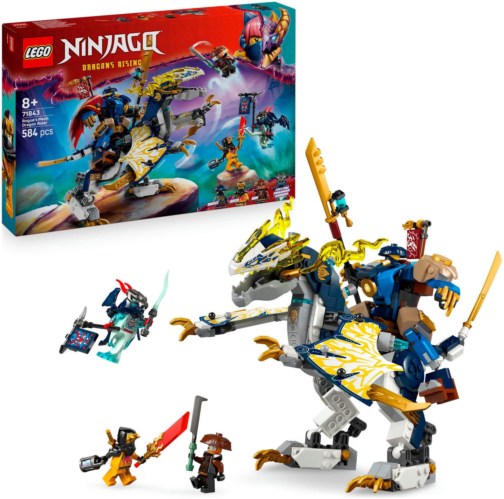 LEGO® Rogues Mech-Drachenreiter (71843), LEGO Ninjago günstig online kaufen