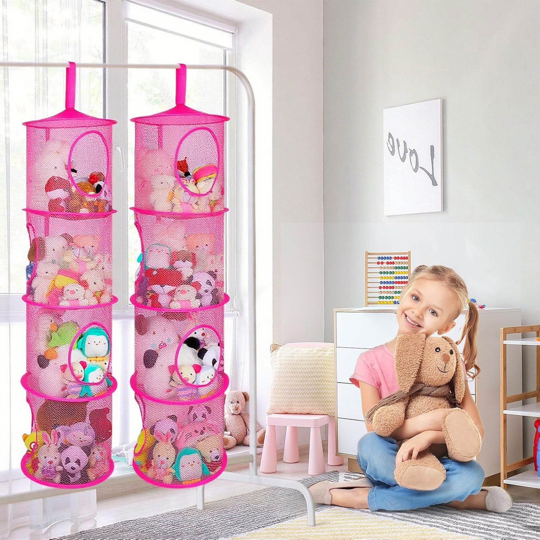 Mutig Hängeregal 2 Stück Hängeregal, 4 Stufe Faltbare Hängeaufbewahrung Org günstig online kaufen